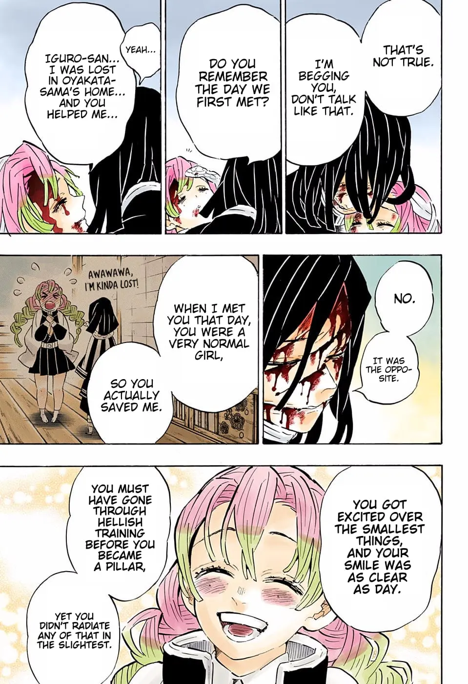 Demon Slayer Infinity Castle Colored Manga, chapter 200, page 13