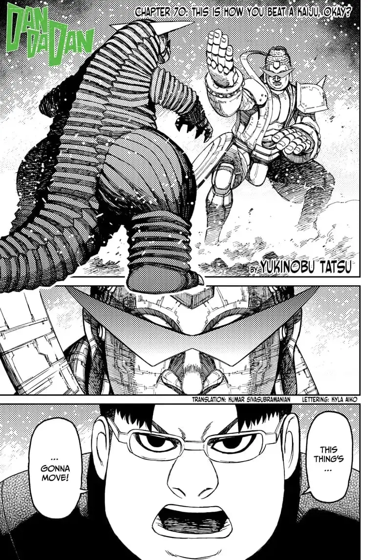 Dandadan Manga, chapter 70, page 1