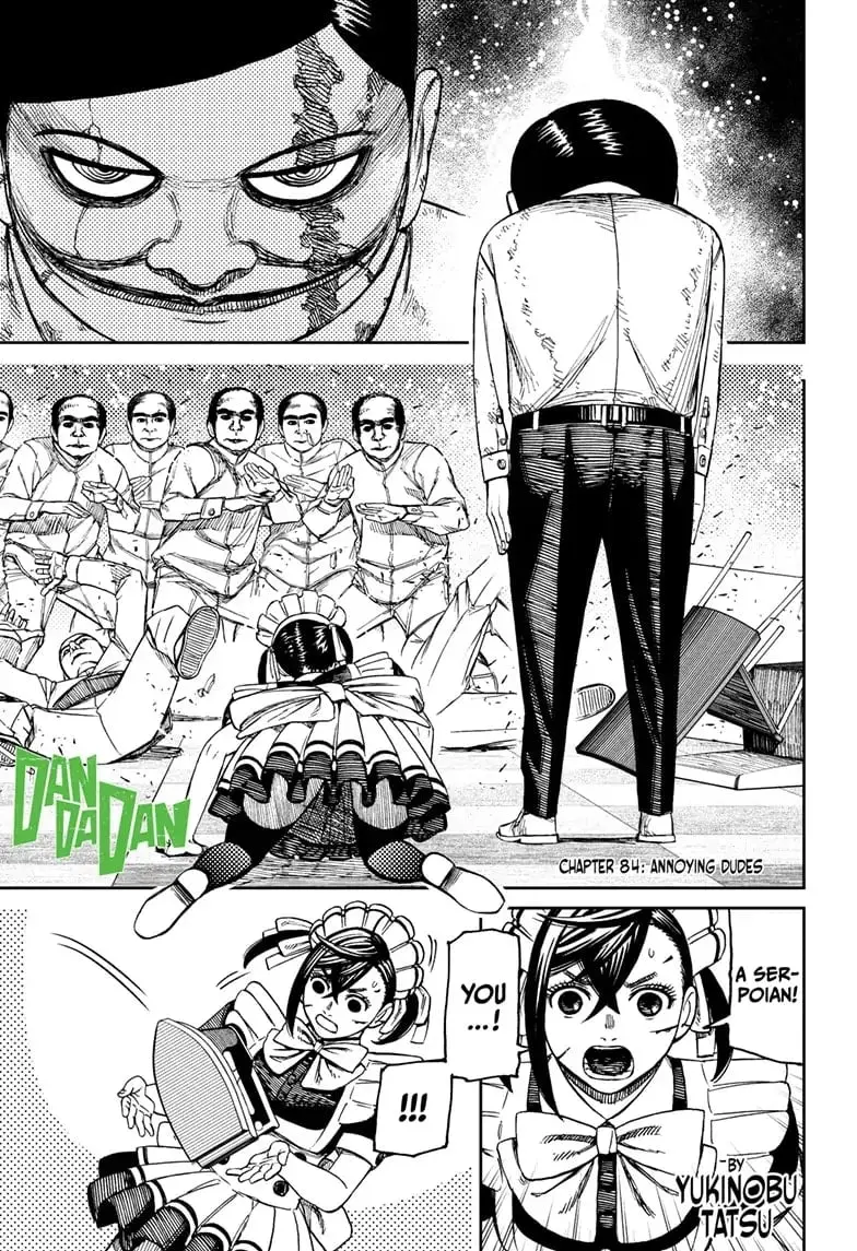 Dandadan Manga, chapter 84, page 1