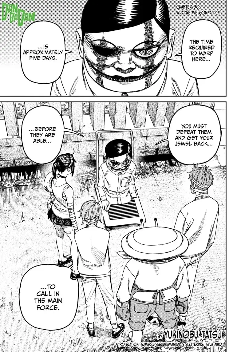 Dandadan Manga, chapter 90, page 1