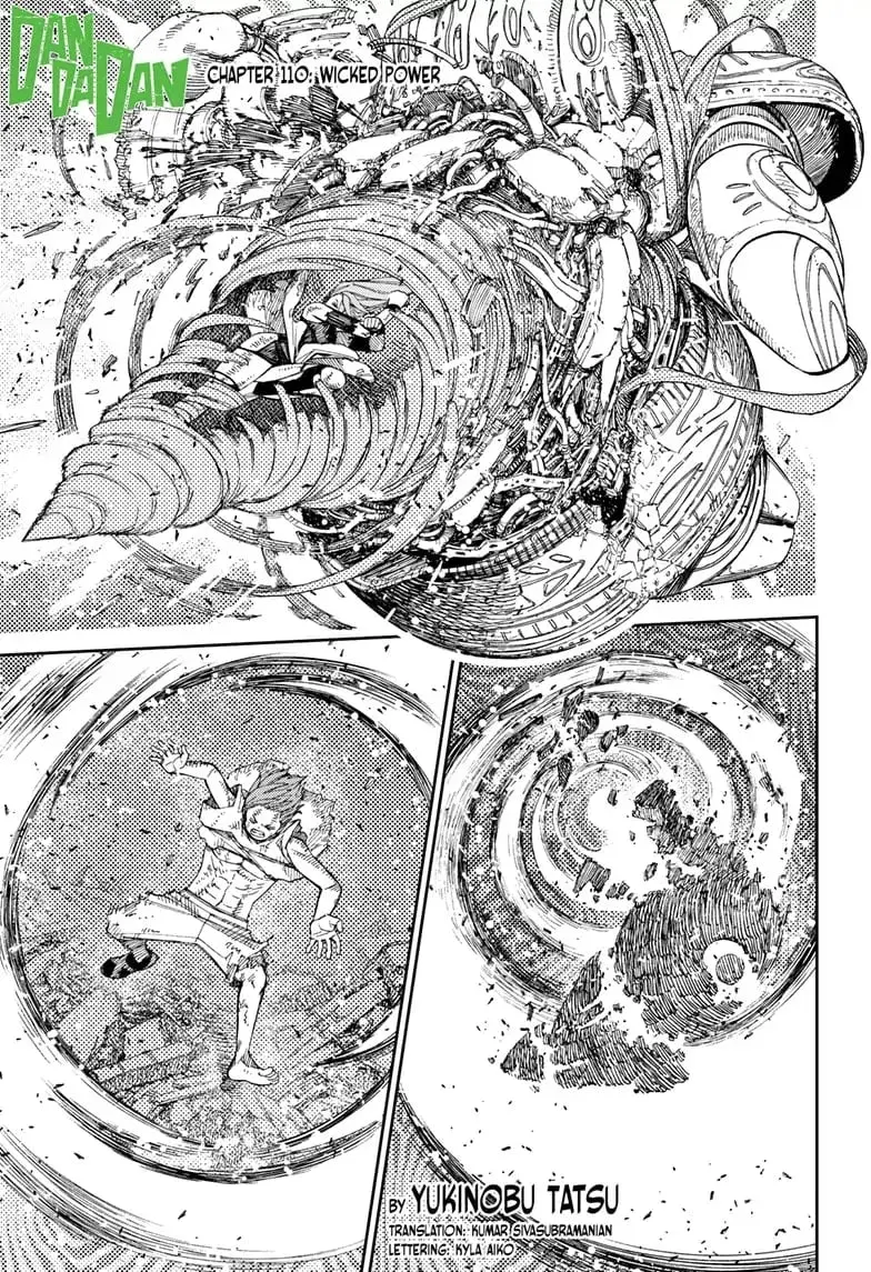Dandadan Manga, chapter 110, page 1