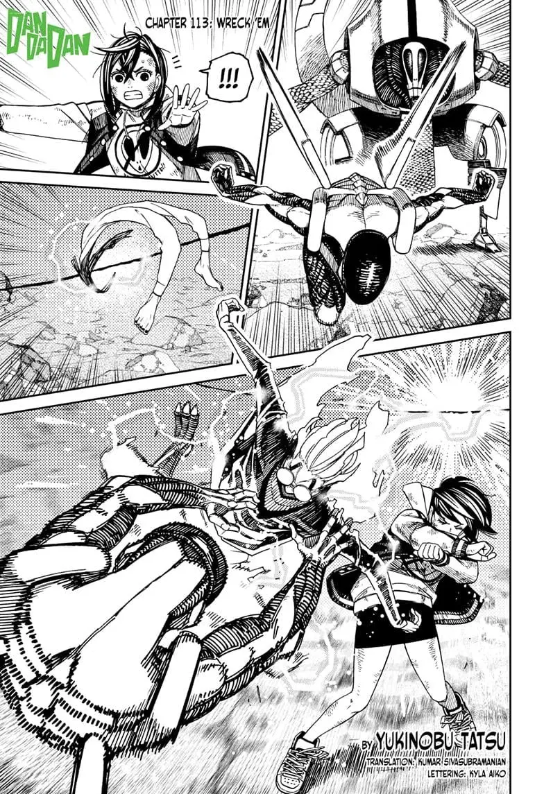 Dandadan Manga, chapter 113, page 1