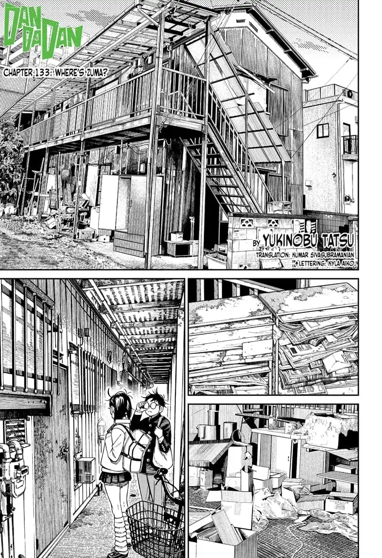 Dandadan Manga, chapter 133, page 1