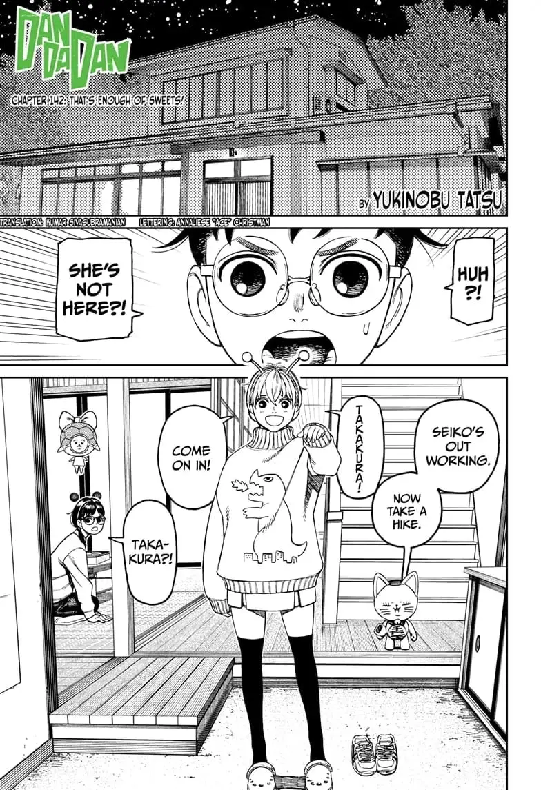 Dandadan Manga, chapter 142, page 1