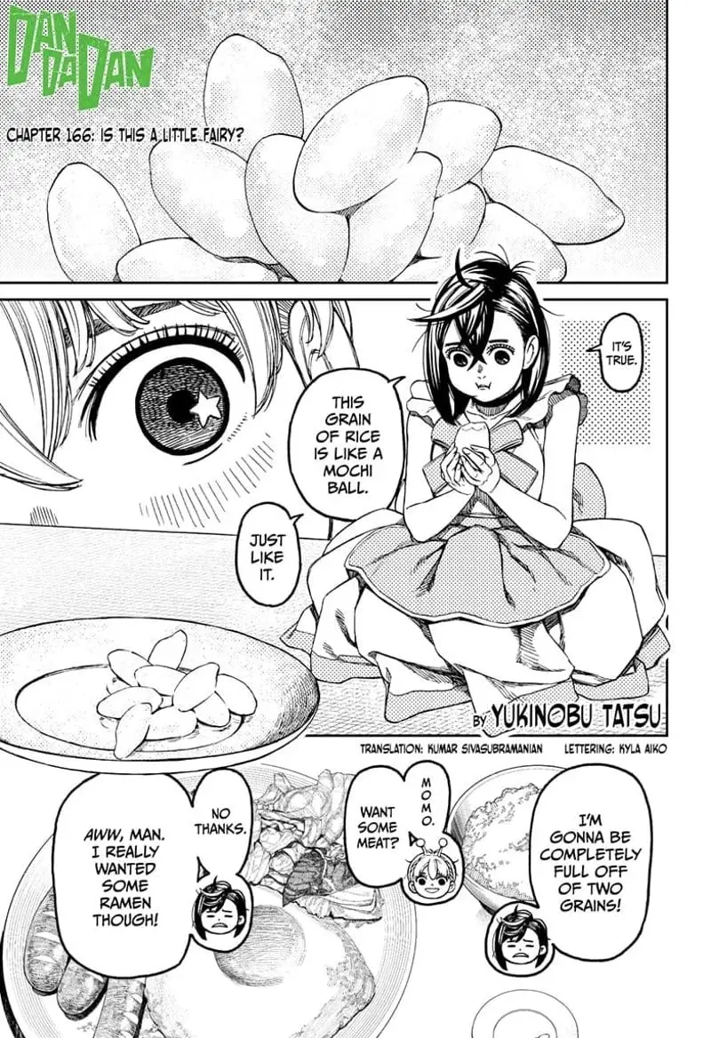 Dandadan Manga, chapter 166, page 1