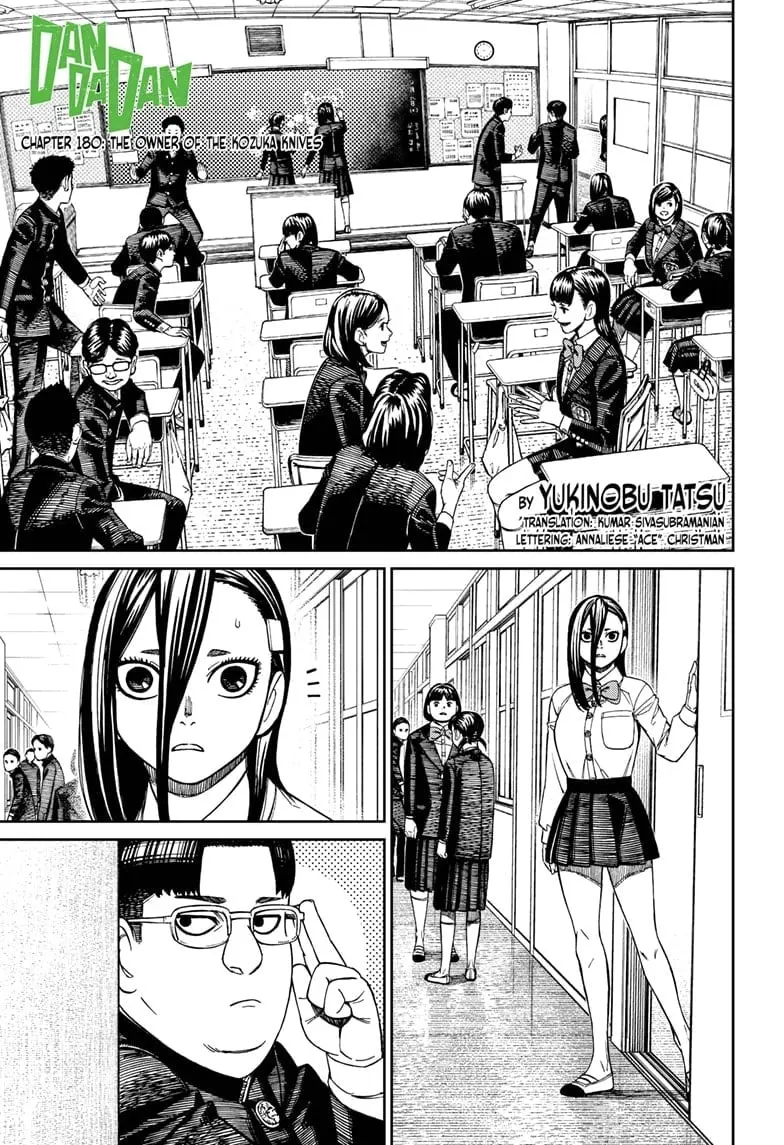 Dandadan Manga, chapter 180, page 1