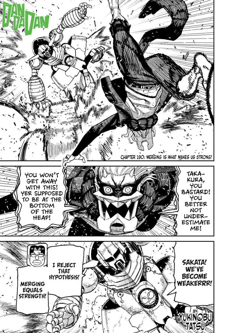 Dandadan Manga, chapter 190, page 1