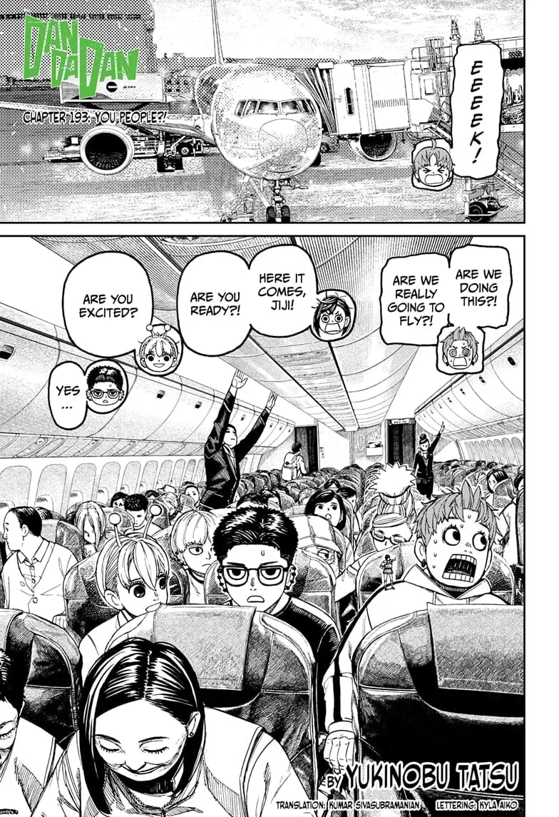Dandadan Manga, chapter 193, page 1