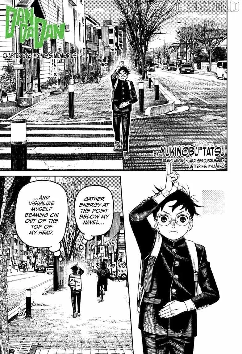 Dandadan Manga, chapter 212, page 1