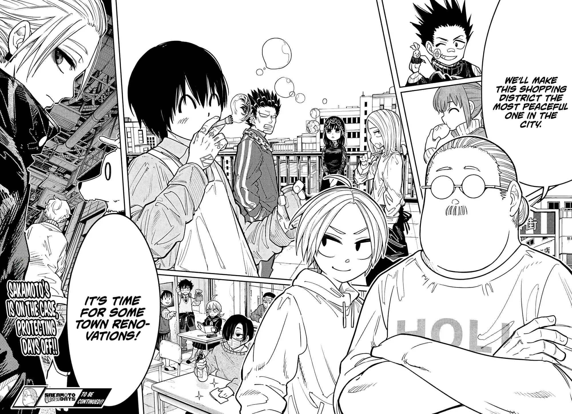 Sakamoto Holidays, chapter 1, page 45