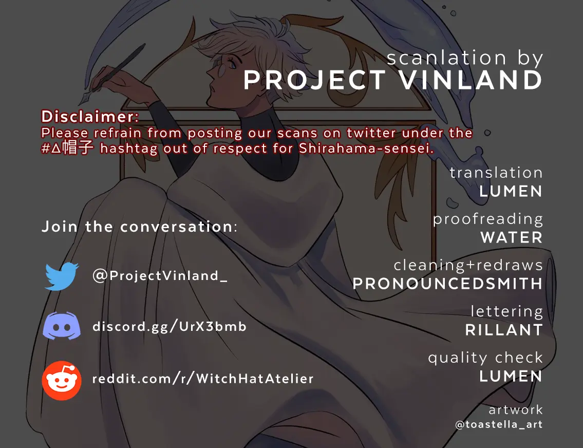 Witch Hat Atelier, chapter 67, page 1