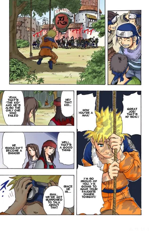 Naruto Colored Manga Online, chapter 1, page 18