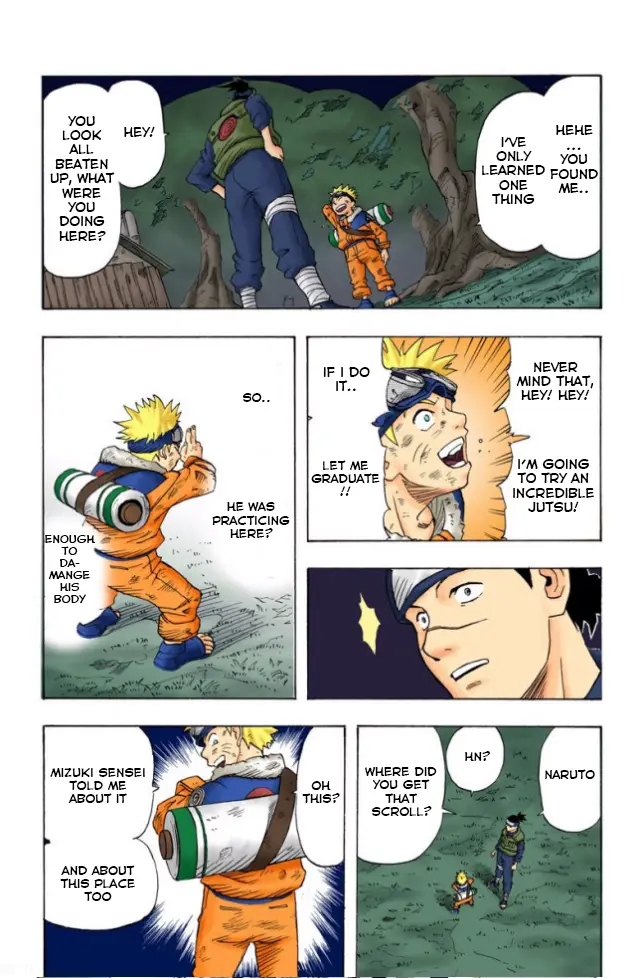 Naruto Colored Manga Online, chapter 1, page 27
