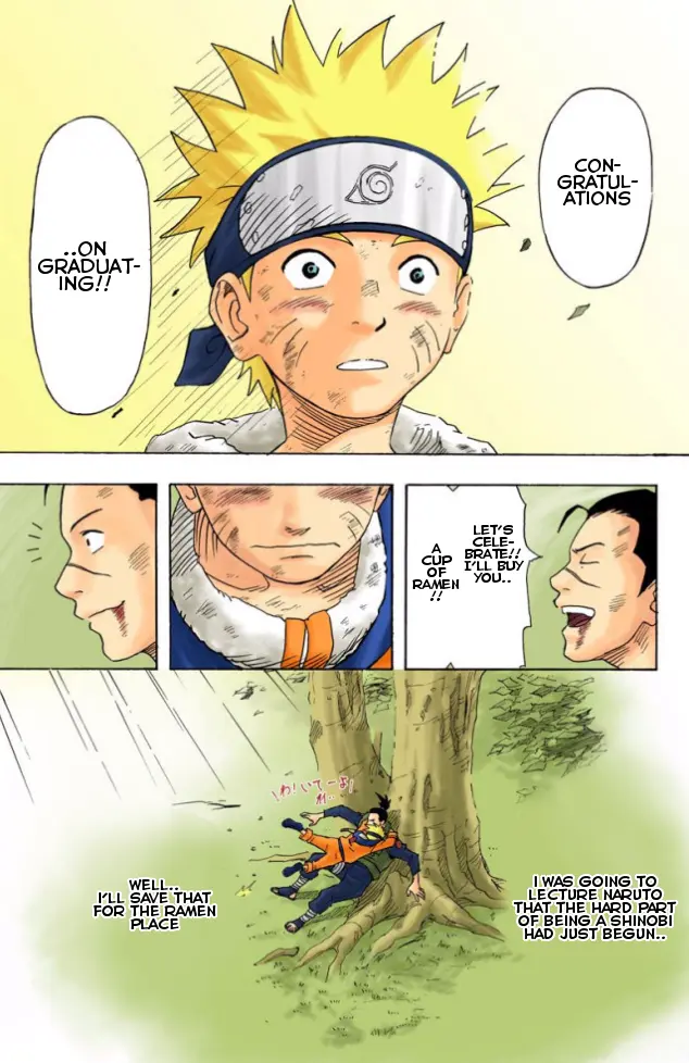 Naruto Colored Manga Online, chapter 1, page 55