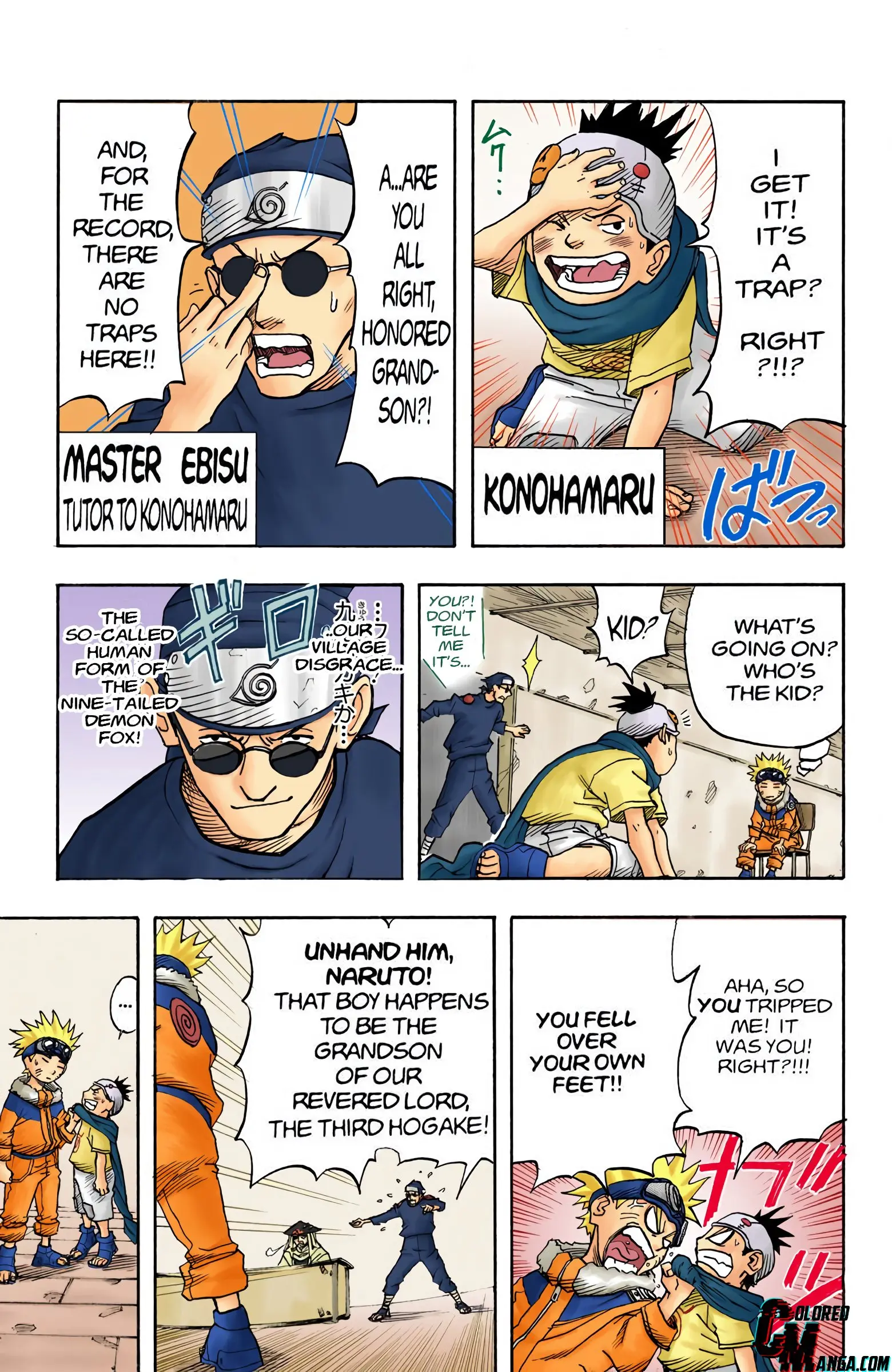 Naruto Colored Manga Online, chapter 2, page 5