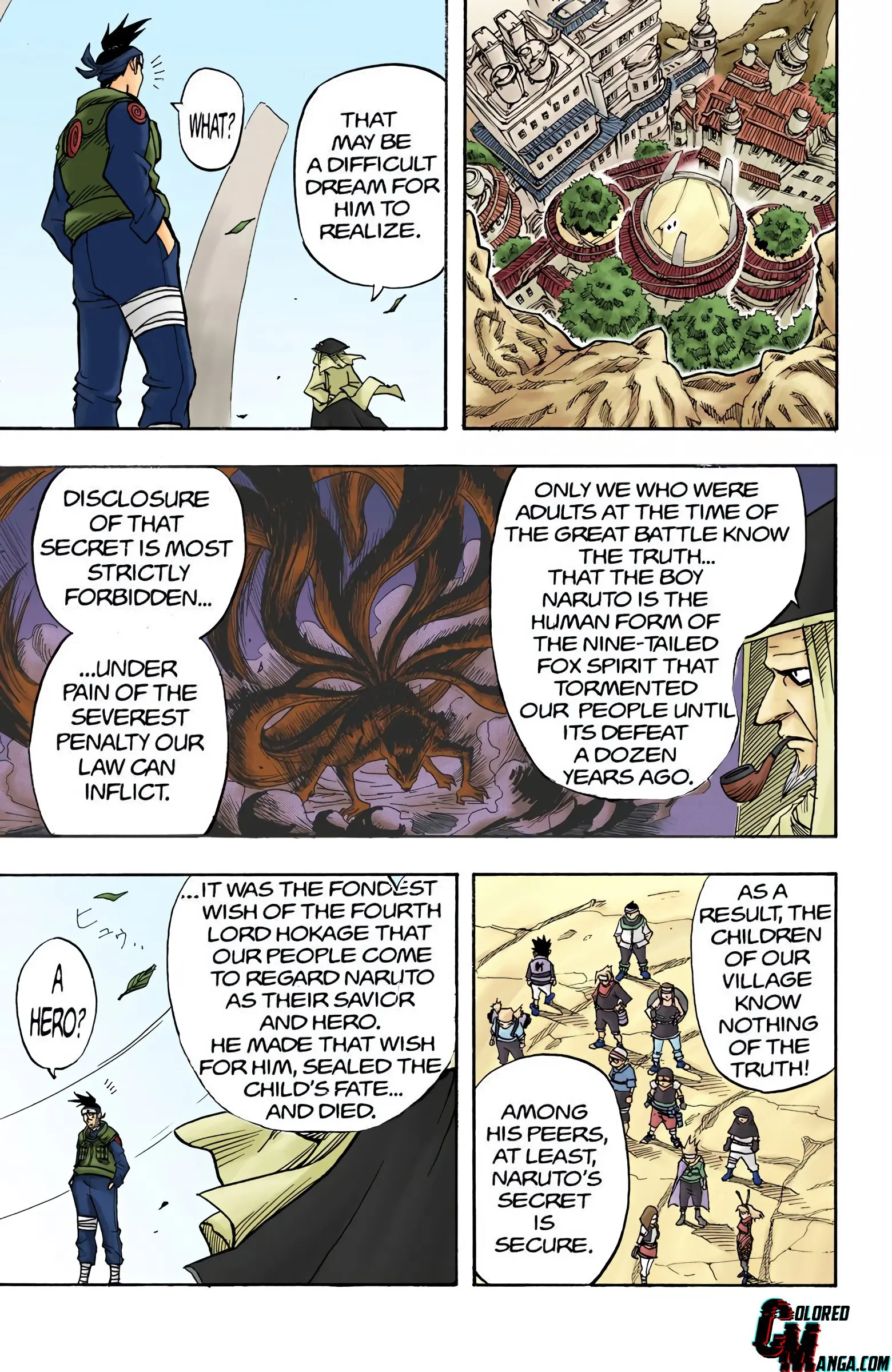 Naruto Colored Manga Online, chapter 2, page 13