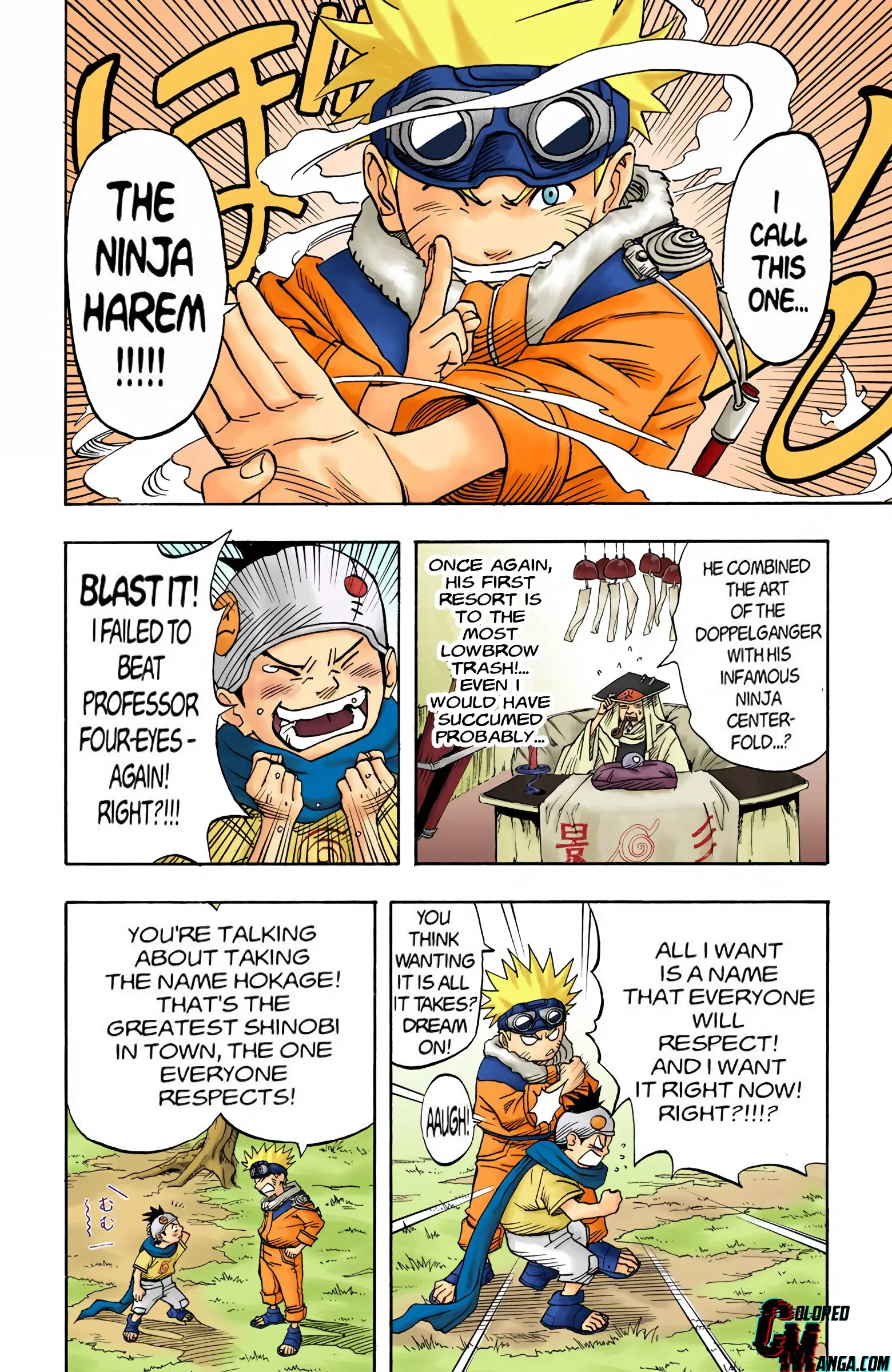 Naruto Colored Manga Online, chapter 2, page 19