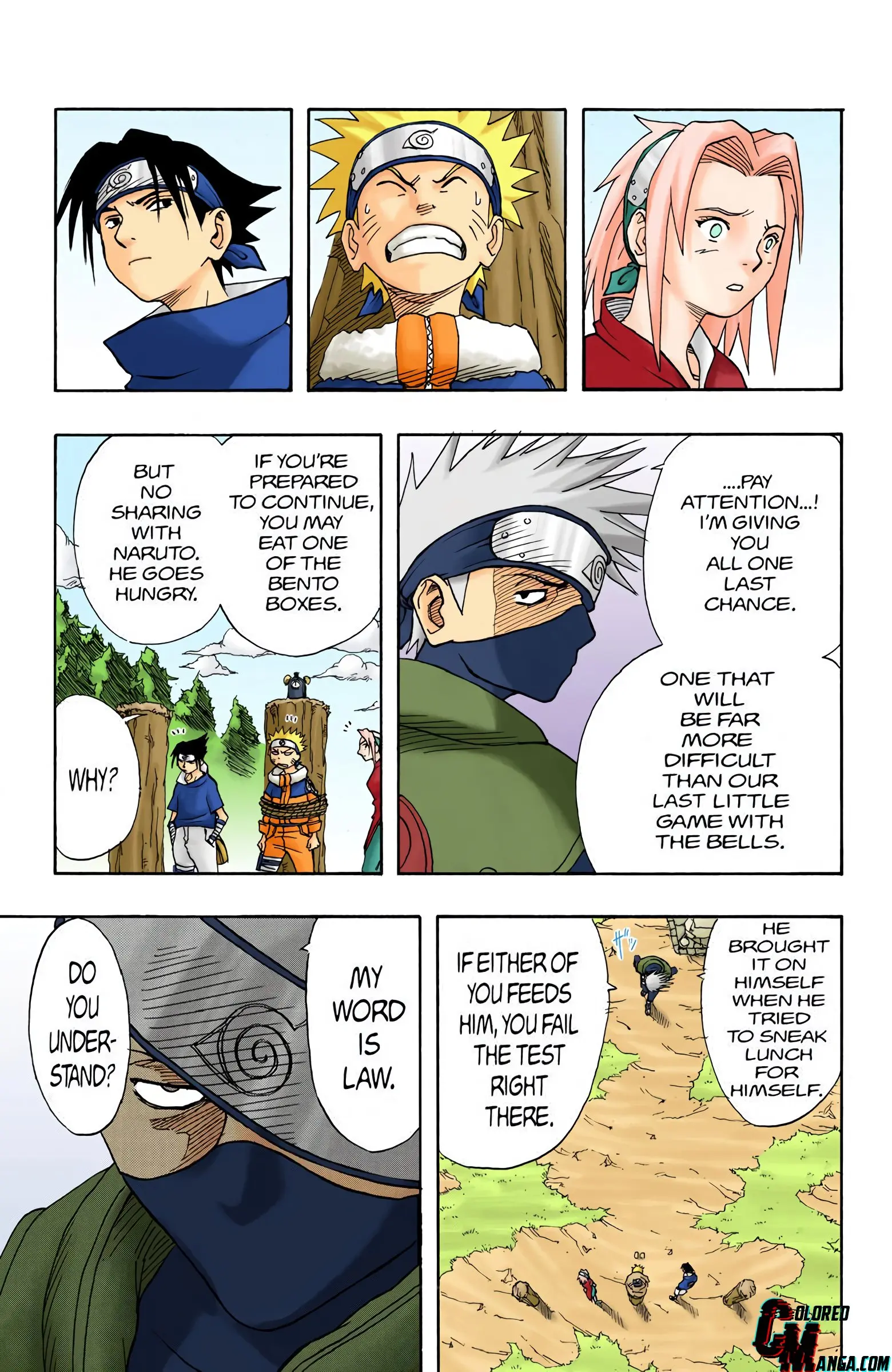 Naruto Colored Manga Online, chapter 8, page 17