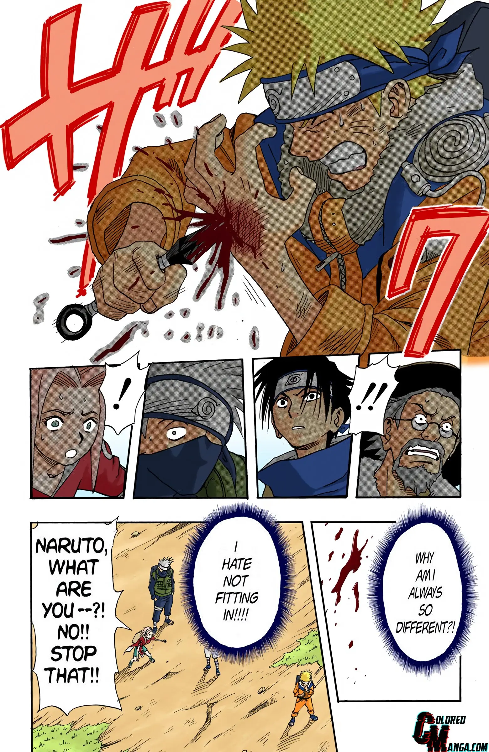 Naruto Colored Manga Online, chapter 10, page 16