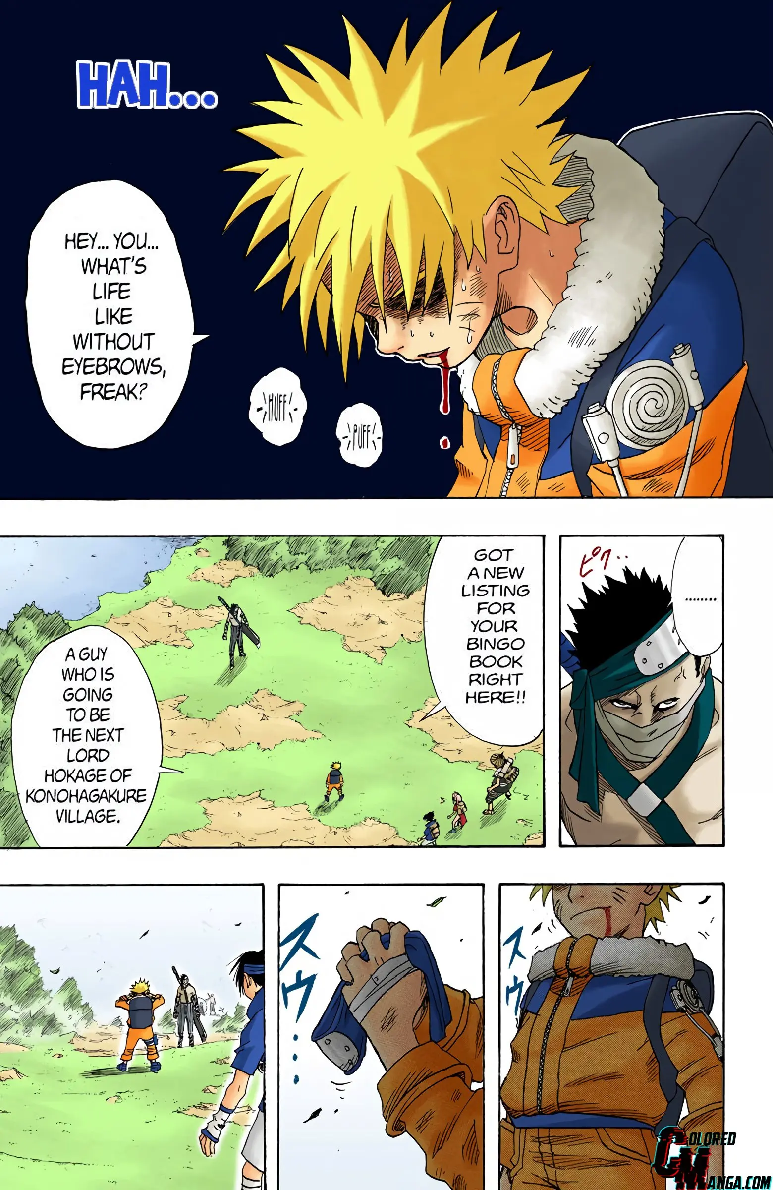 Naruto Colored Manga Online, chapter 13, page 15