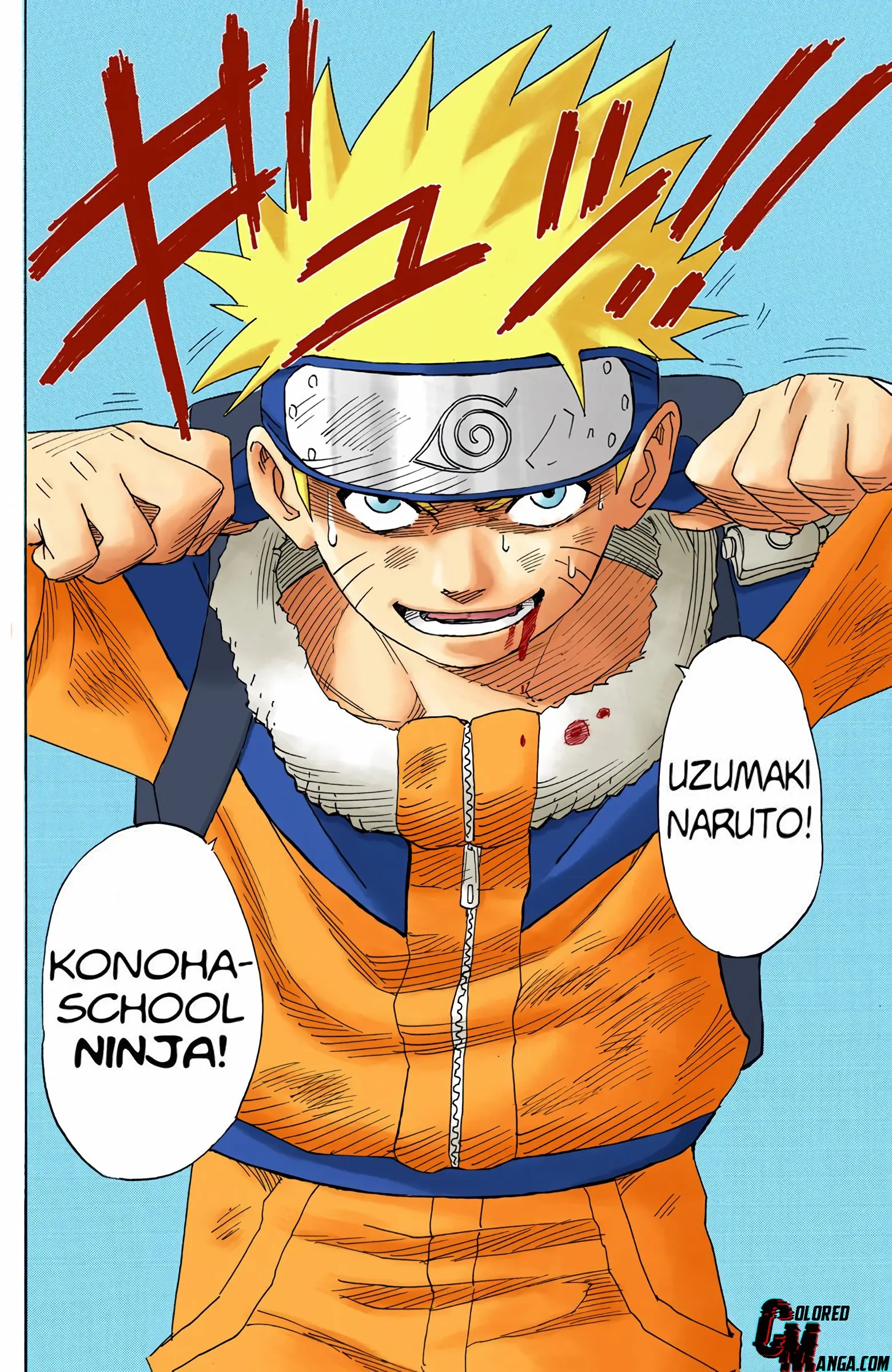 Naruto Colored Manga Online, chapter 13, page 16