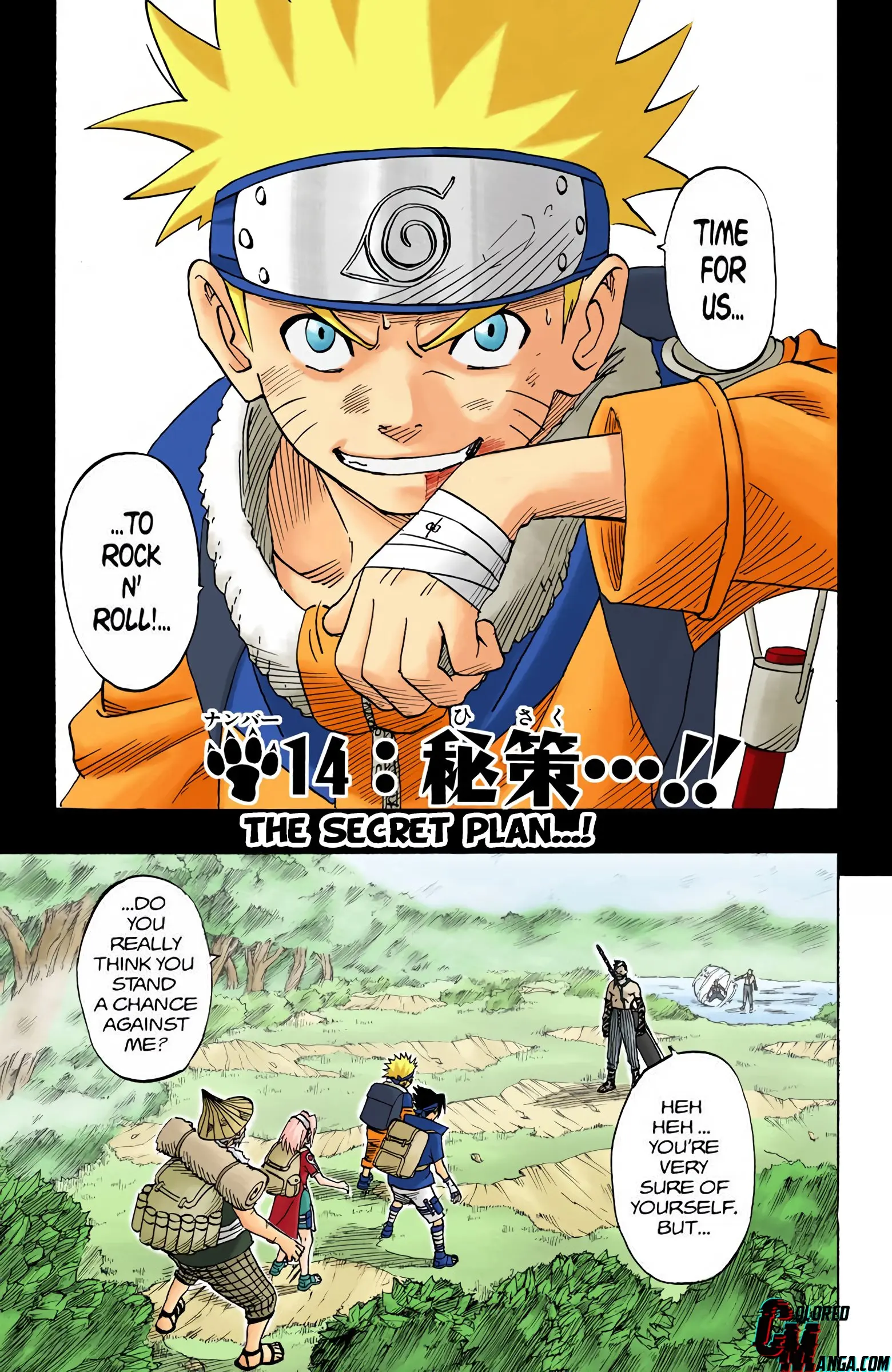 Naruto Colored Manga Online, chapter 14, page 1