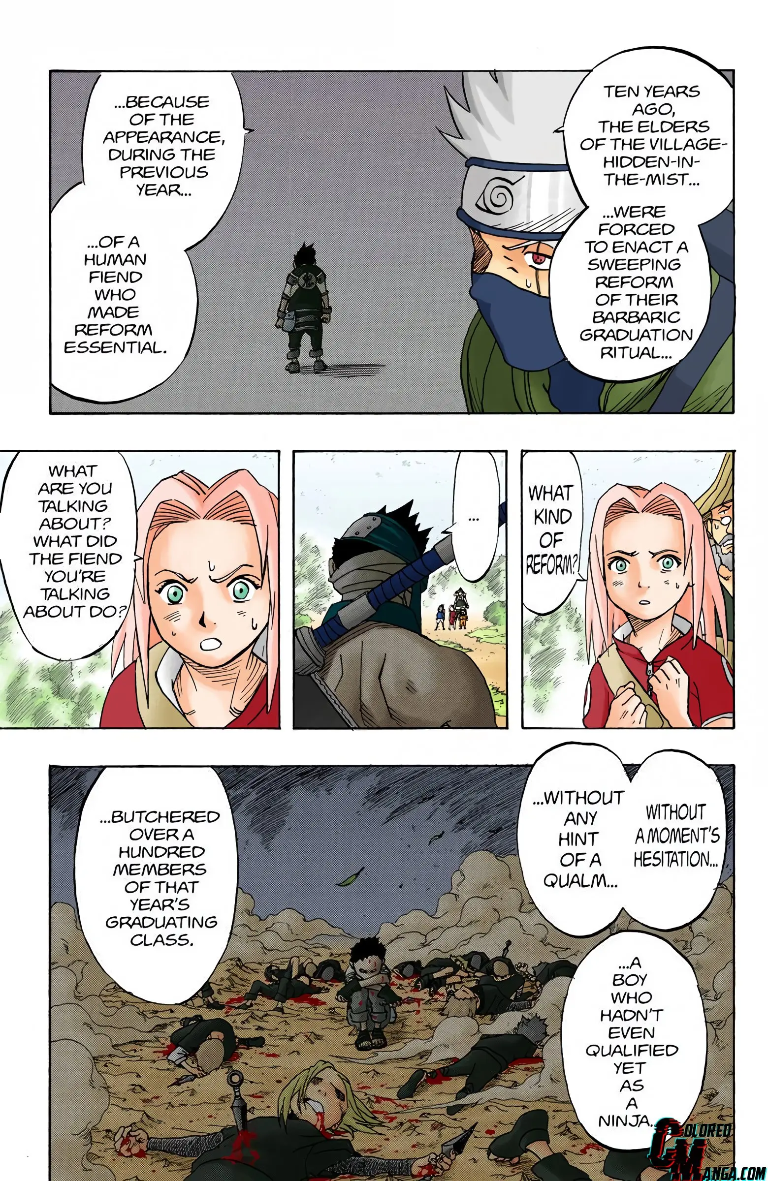 Naruto Colored Manga Online, chapter 14, page 7