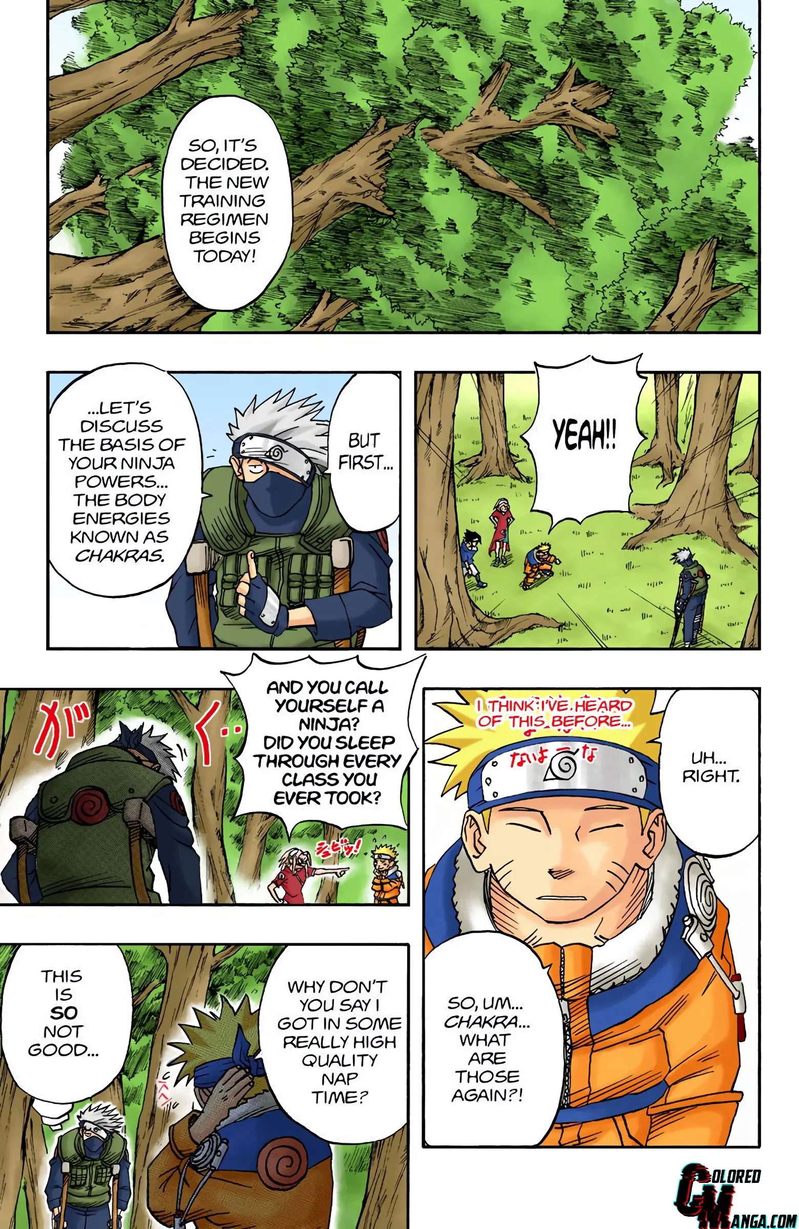 Naruto Colored Manga Online, chapter 17, page 15