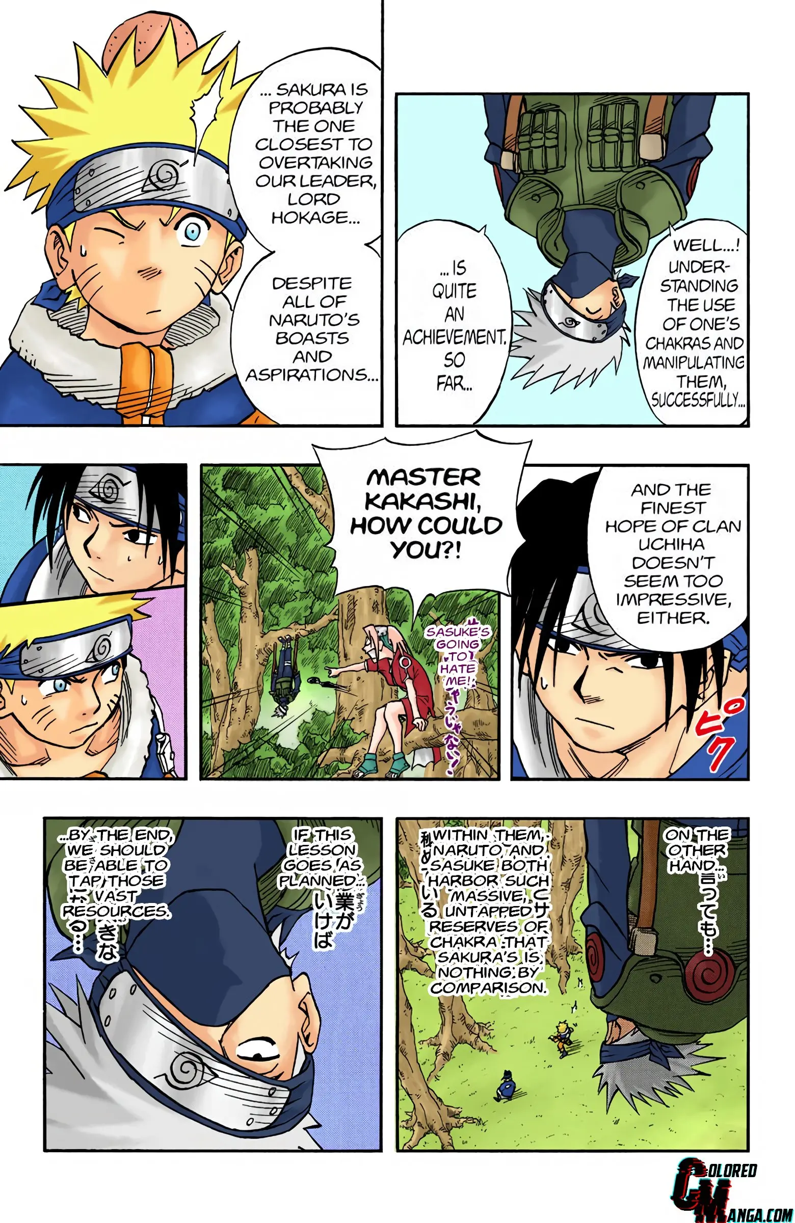 Naruto Colored Manga Online, chapter 18, page 17