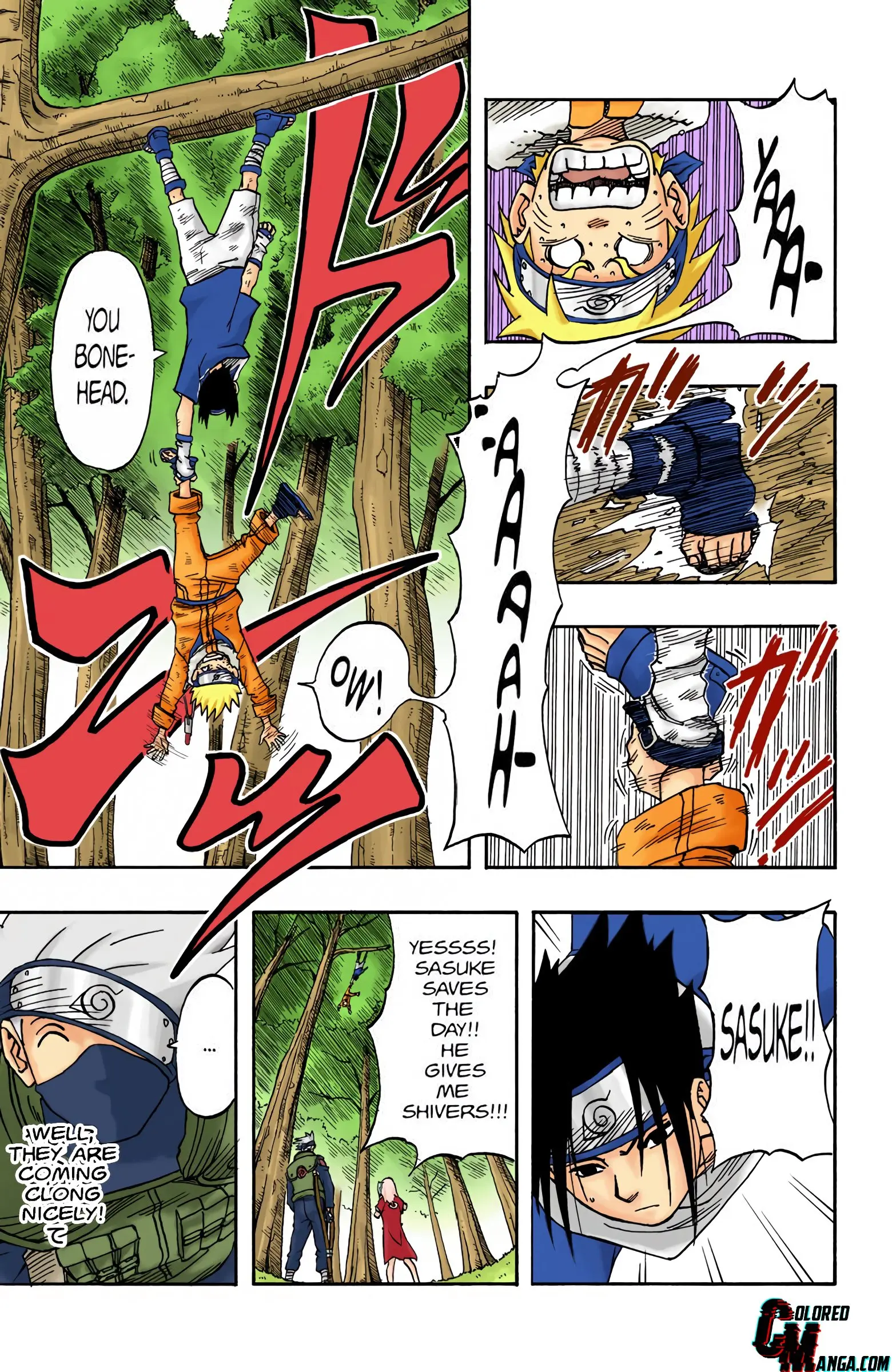Naruto Colored Manga Online, chapter 21, page 17