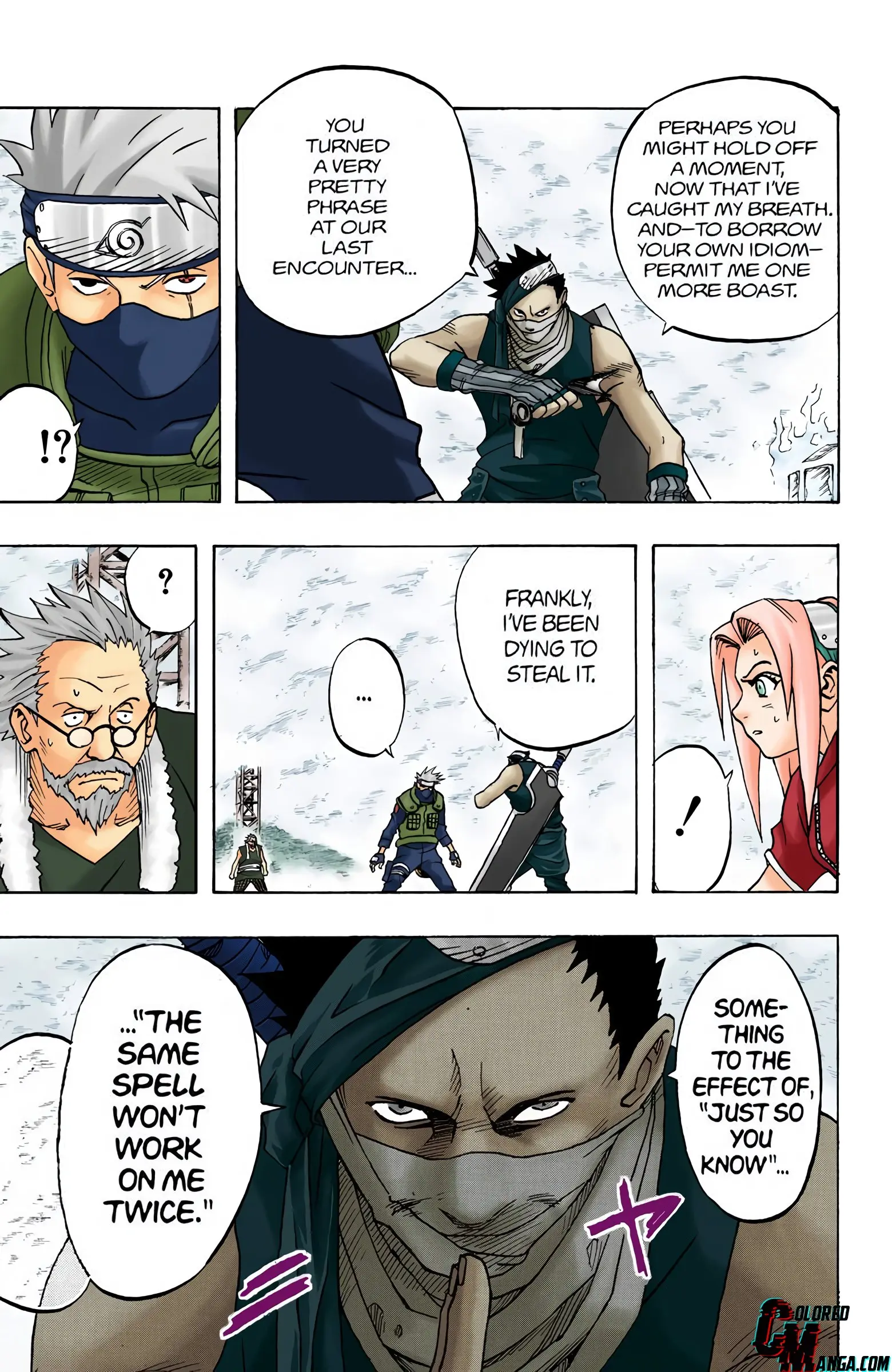 Naruto Colored Manga Online, chapter 26, page 7