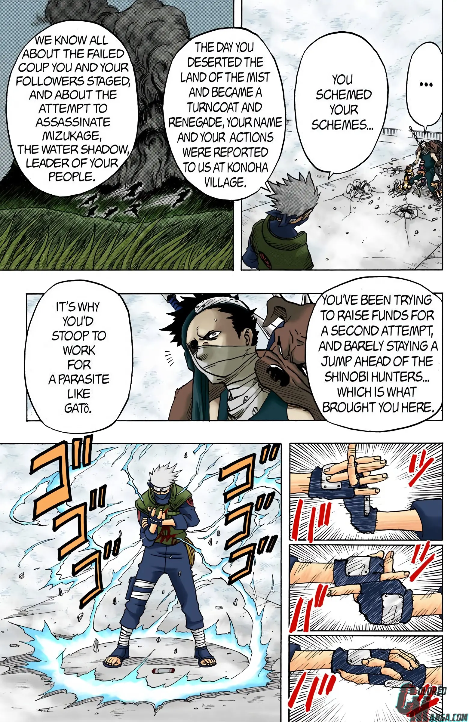 Naruto Colored Manga Online, chapter 30, page 3