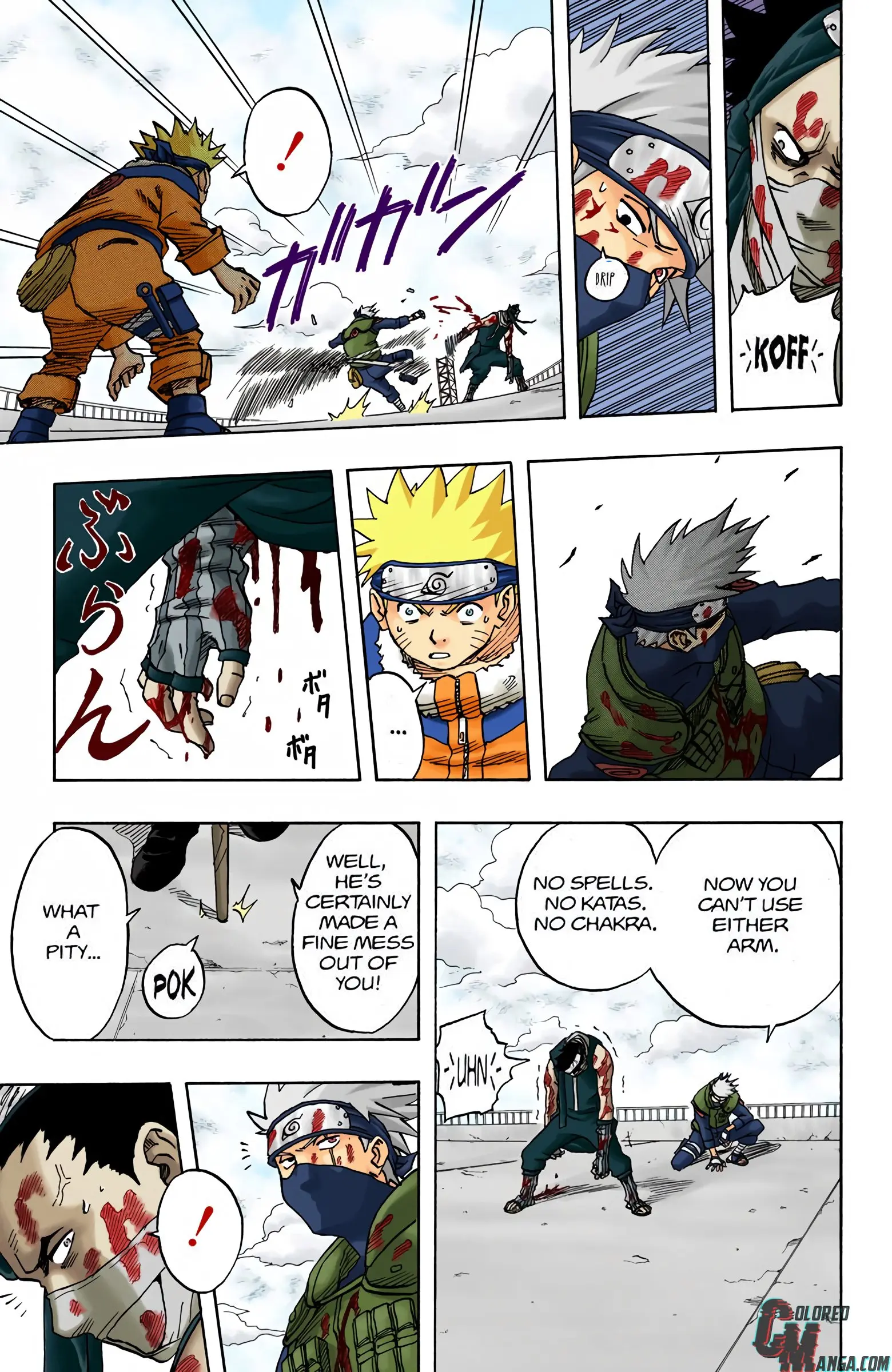 Naruto Colored Manga Online, chapter 32, page 3