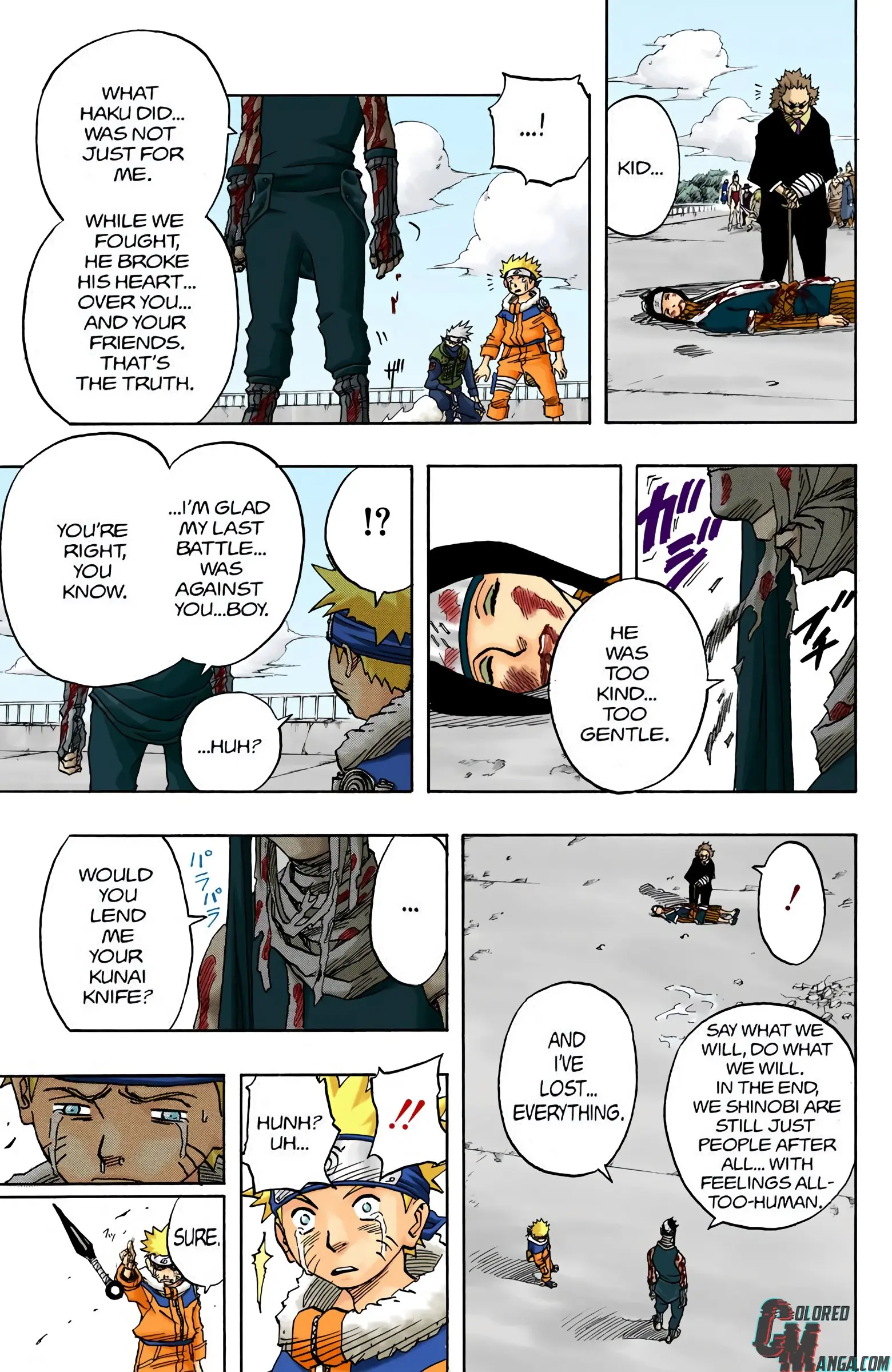 Naruto Colored Manga Online, chapter 32, page 13