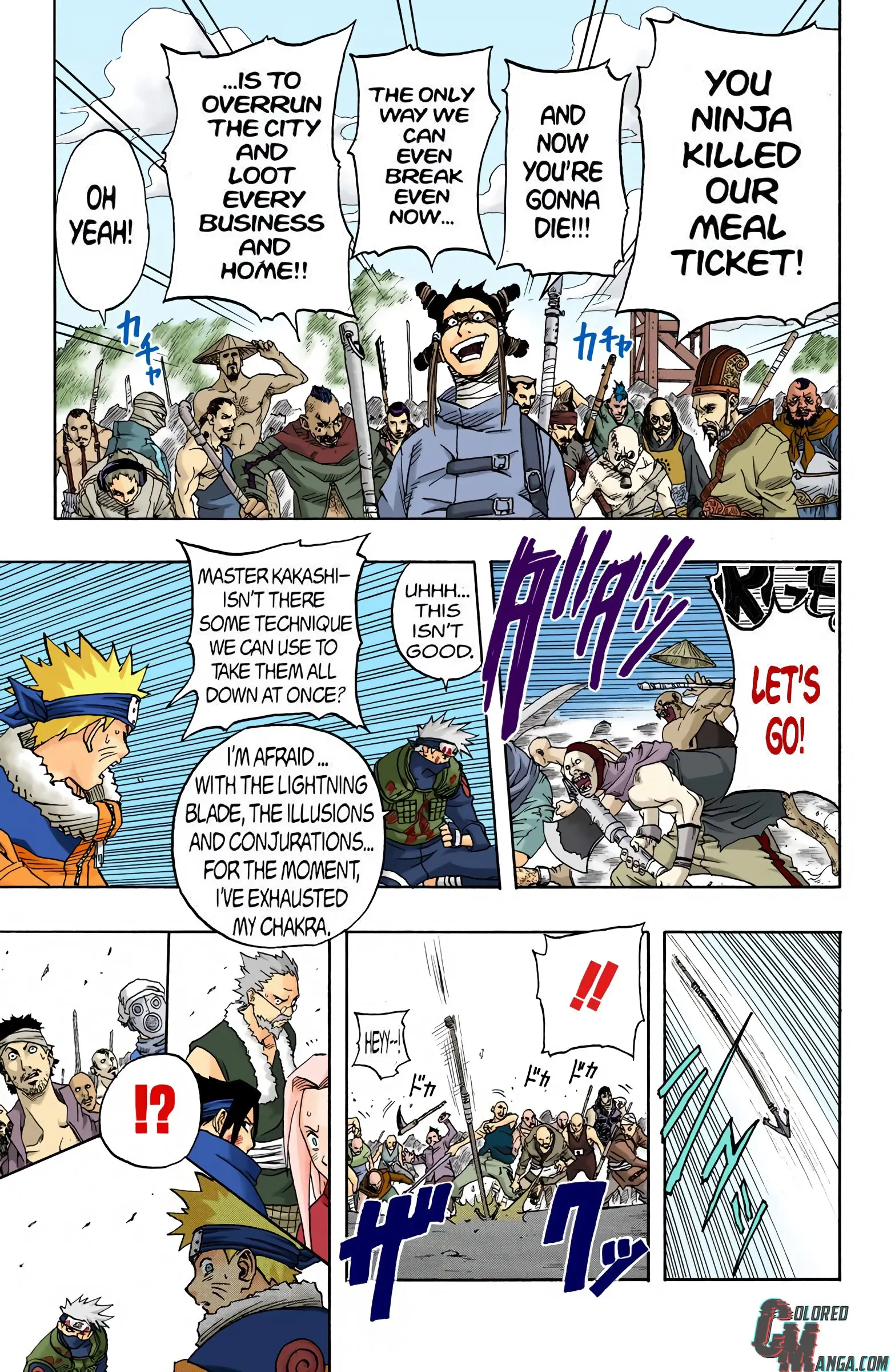 Naruto Colored Manga Online, chapter 33, page 7