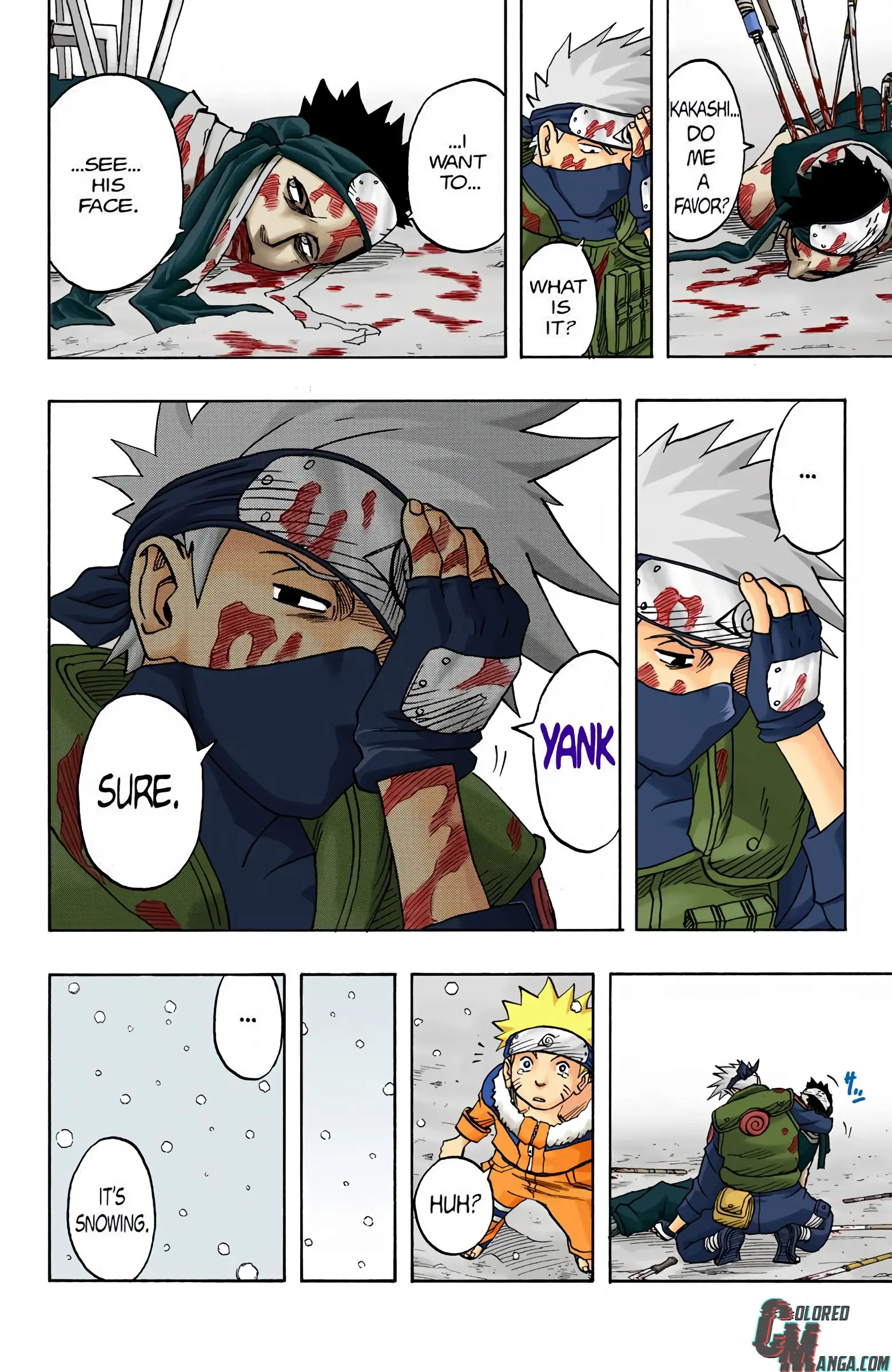 Naruto Colored Manga Online, chapter 33, page 12