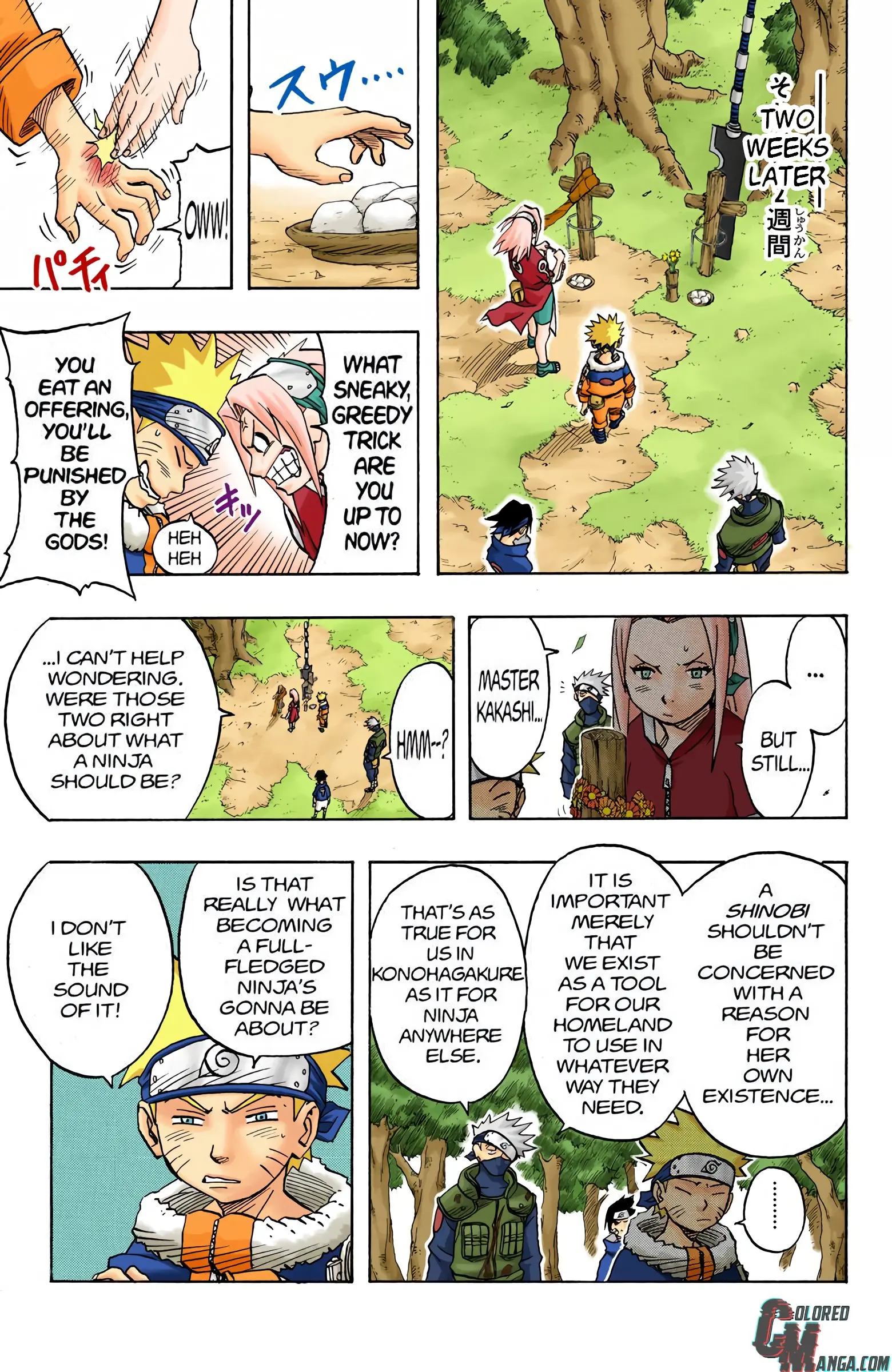 Naruto Colored Manga Online, chapter 33, page 15