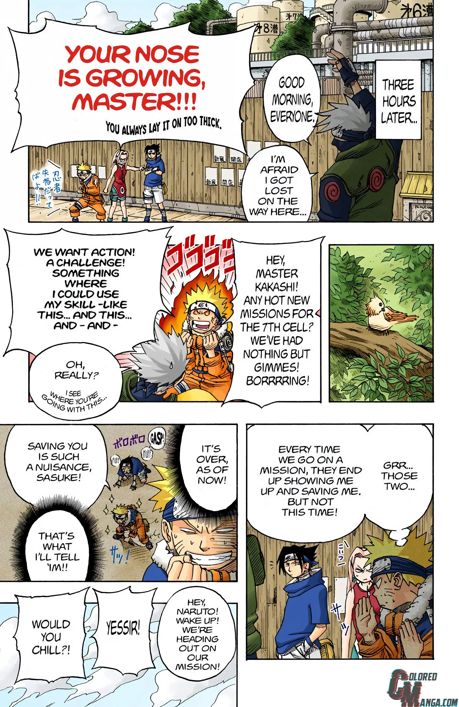 Naruto Colored Manga Online, chapter 34, page 4
