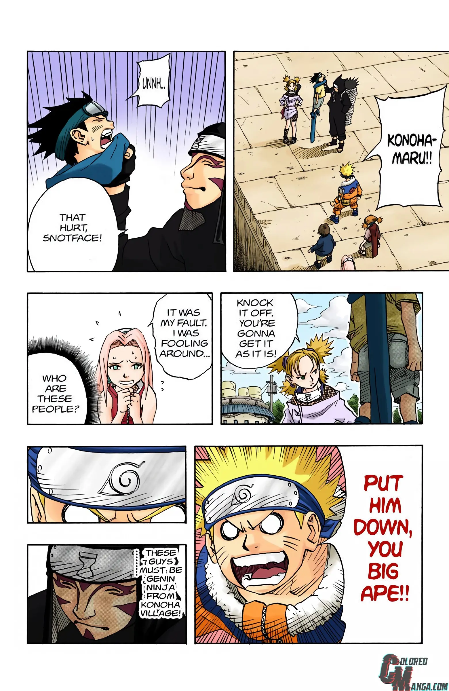 Naruto Colored Manga Online, chapter 34, page 17