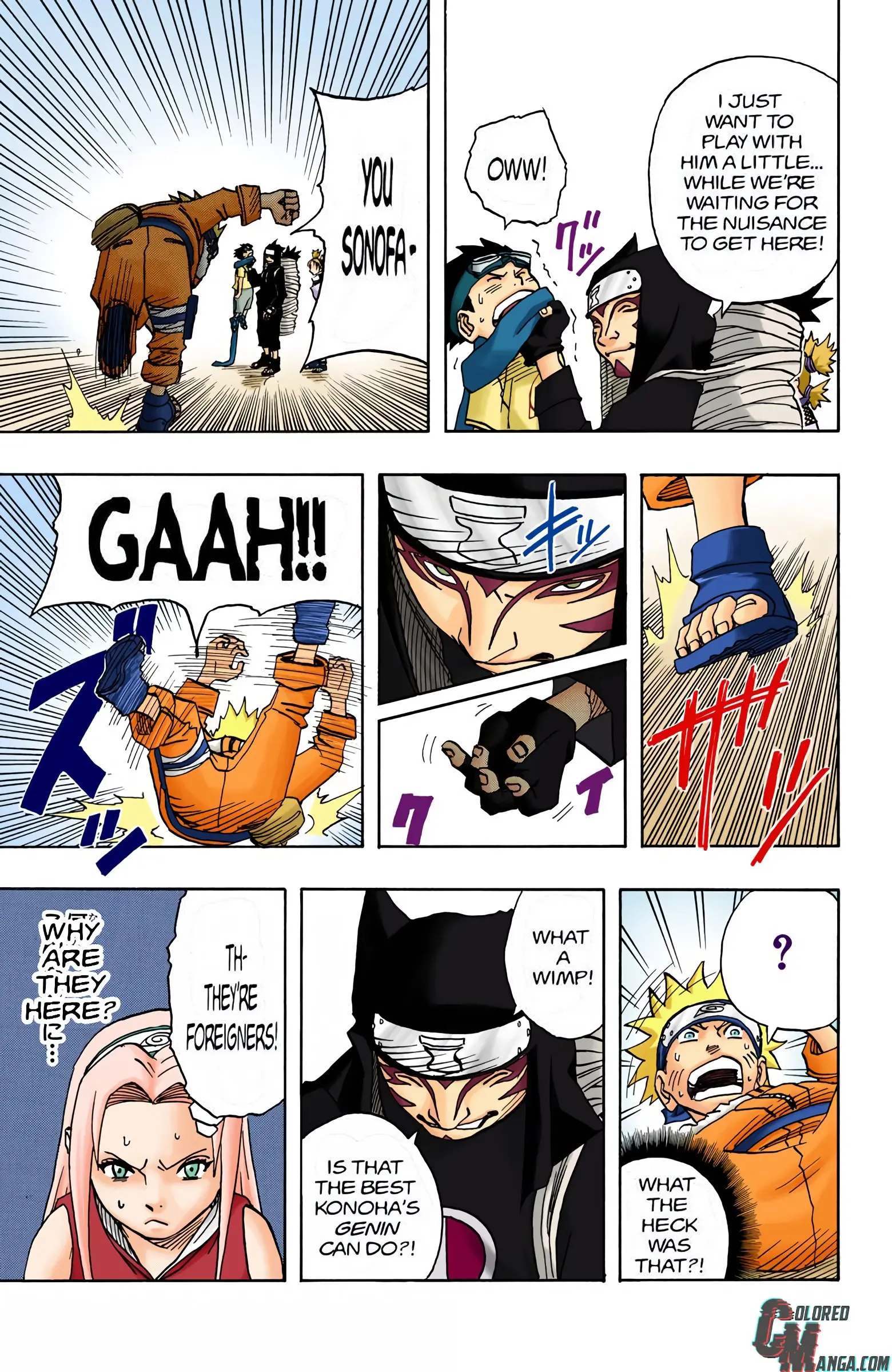 Naruto Colored Manga Online, chapter 34, page 18