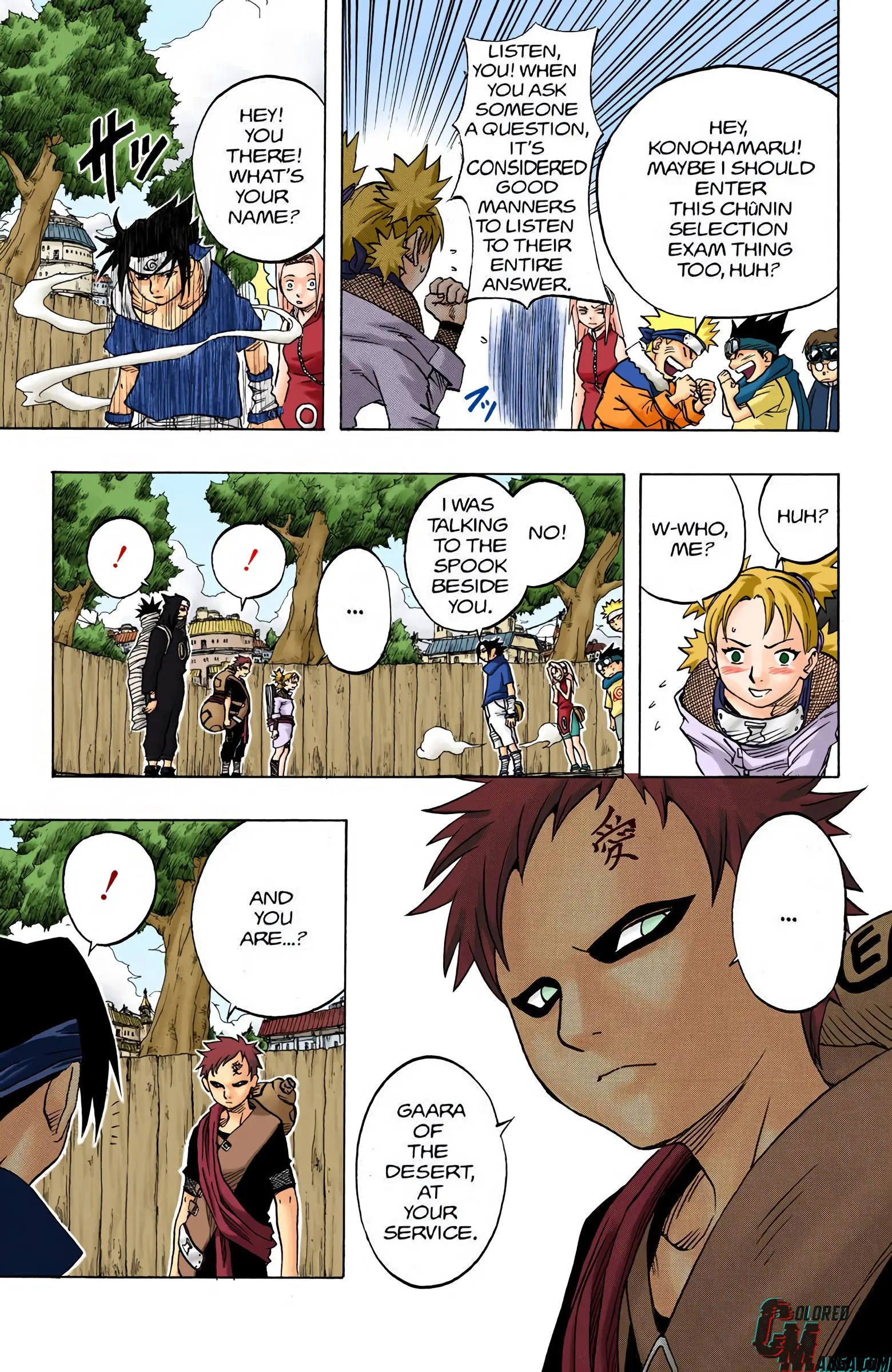 Naruto Colored Manga Online, chapter 35, page 17