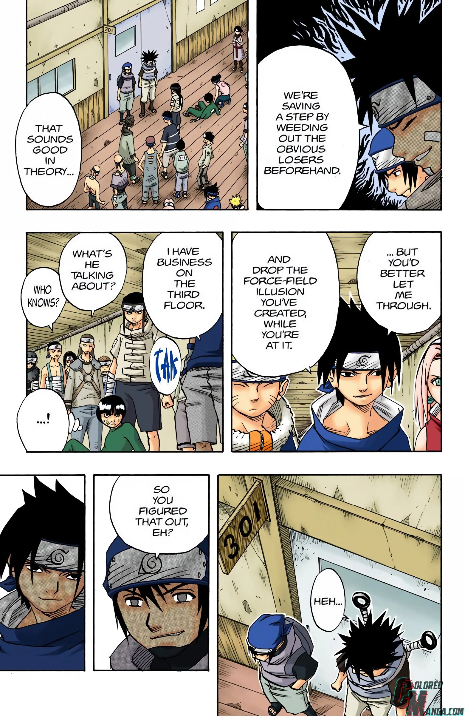Naruto Colored Manga Online, chapter 36, page 11