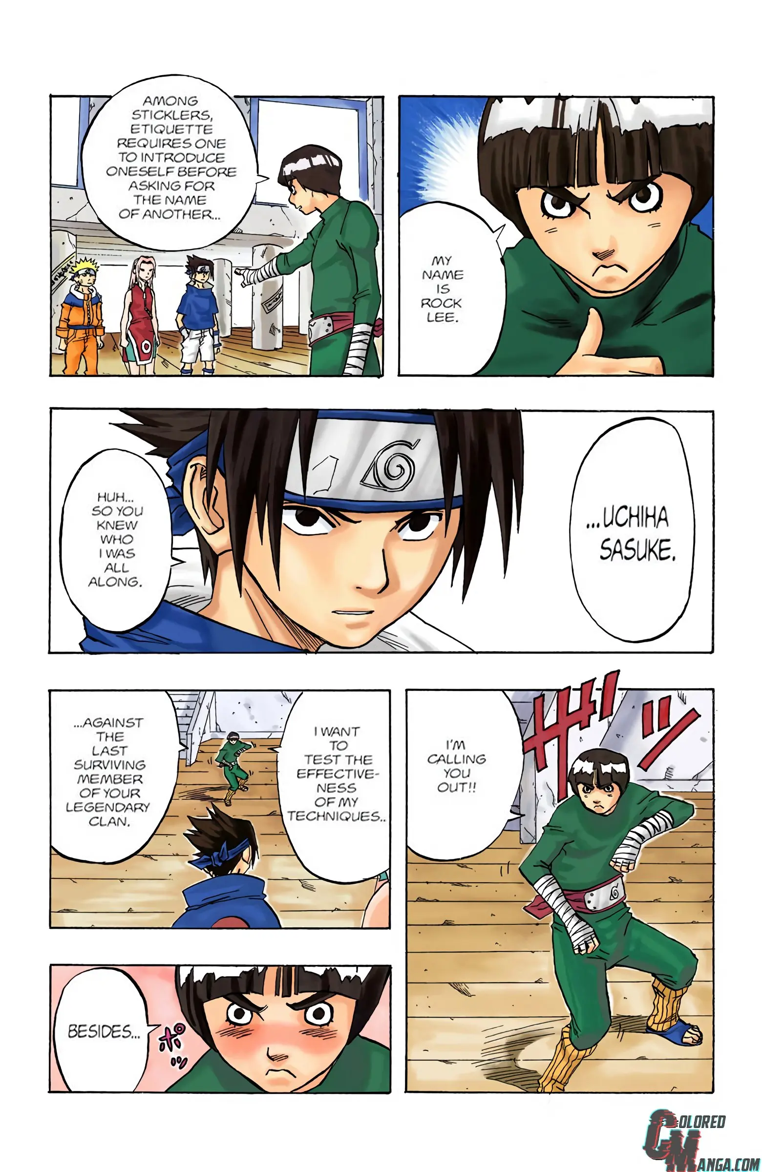 Naruto Colored Manga Online, chapter 37, page 9