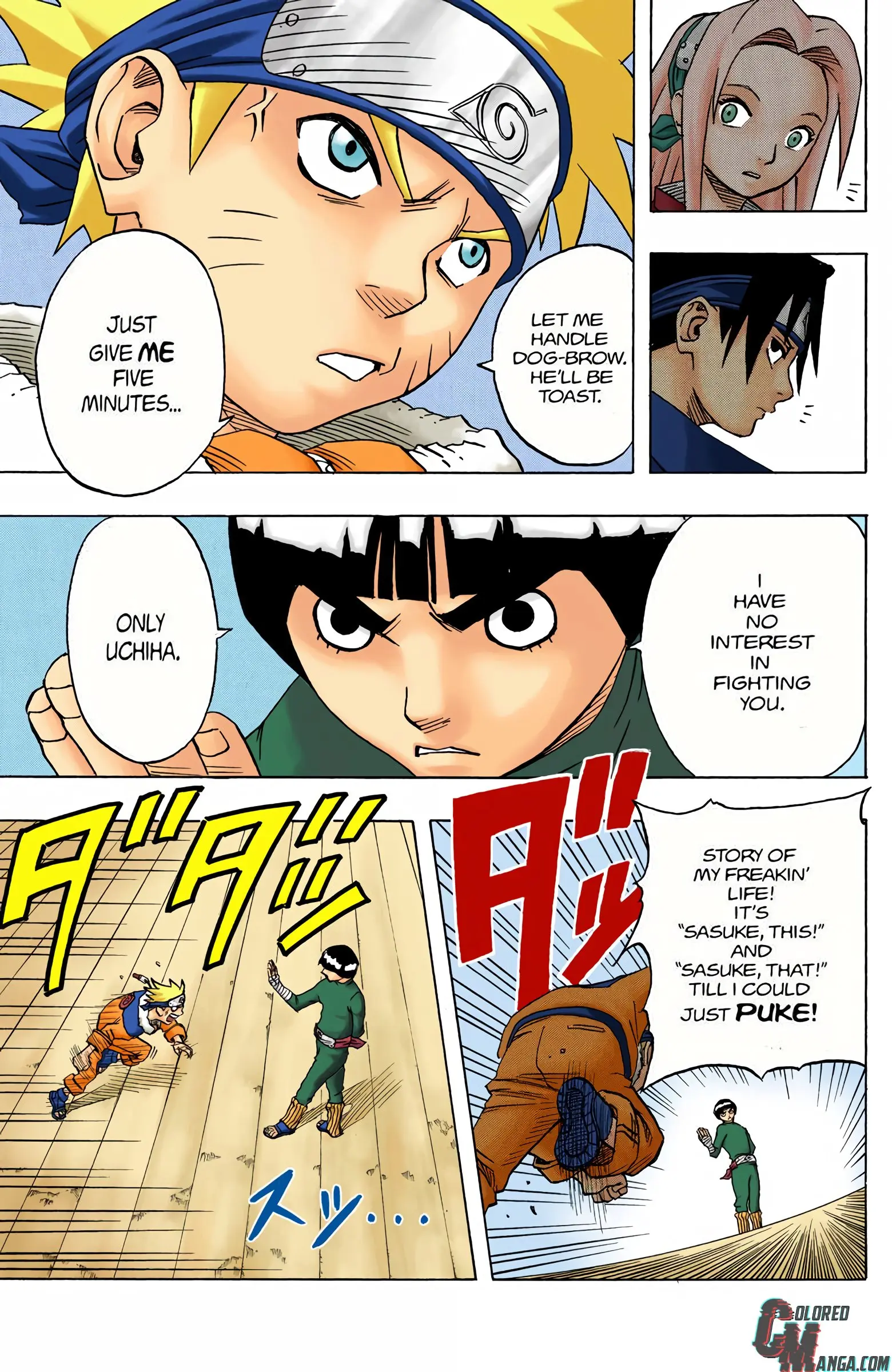 Naruto Colored Manga Online, chapter 37, page 12