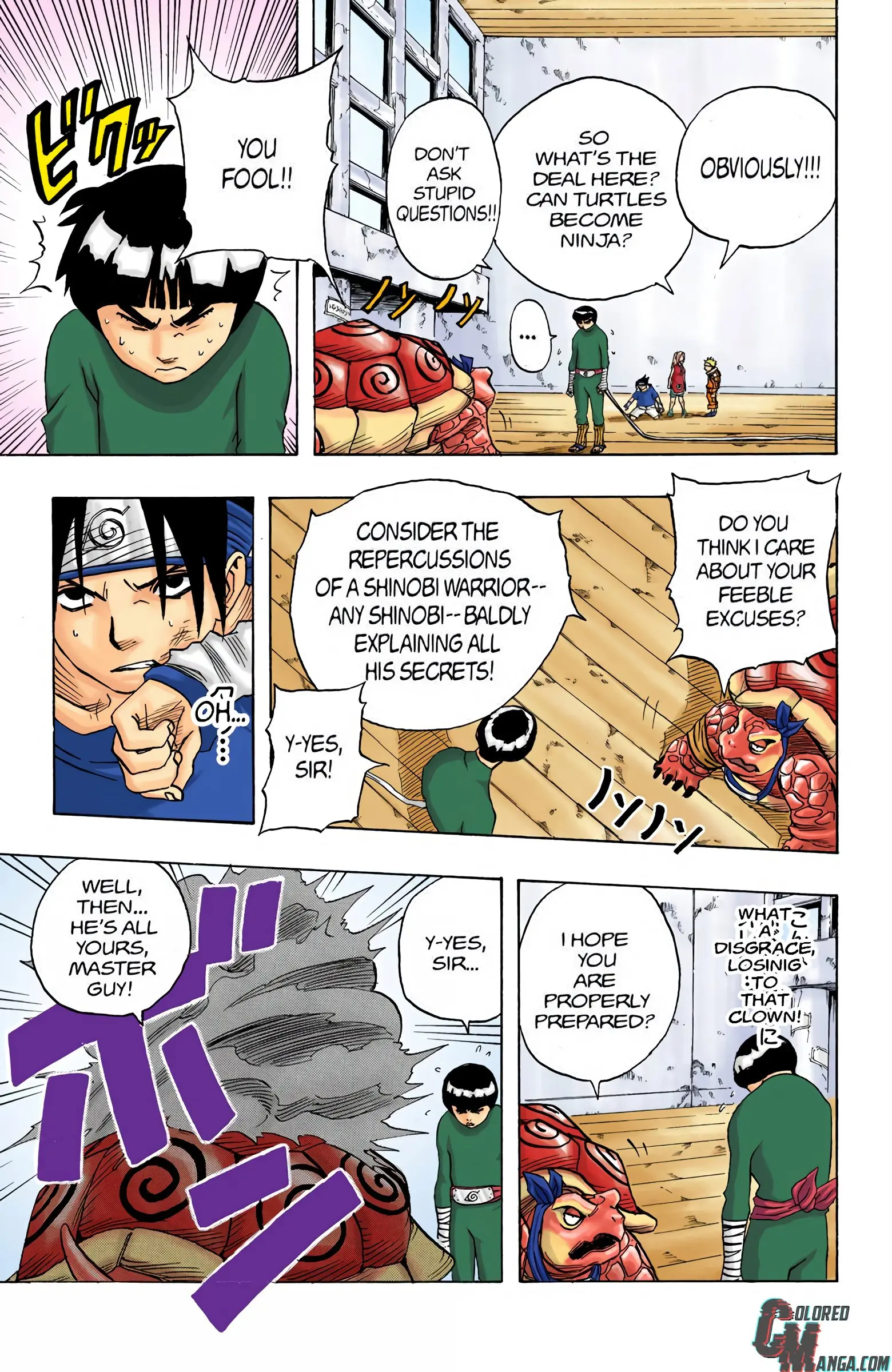 Naruto Colored Manga Online, chapter 38, page 5