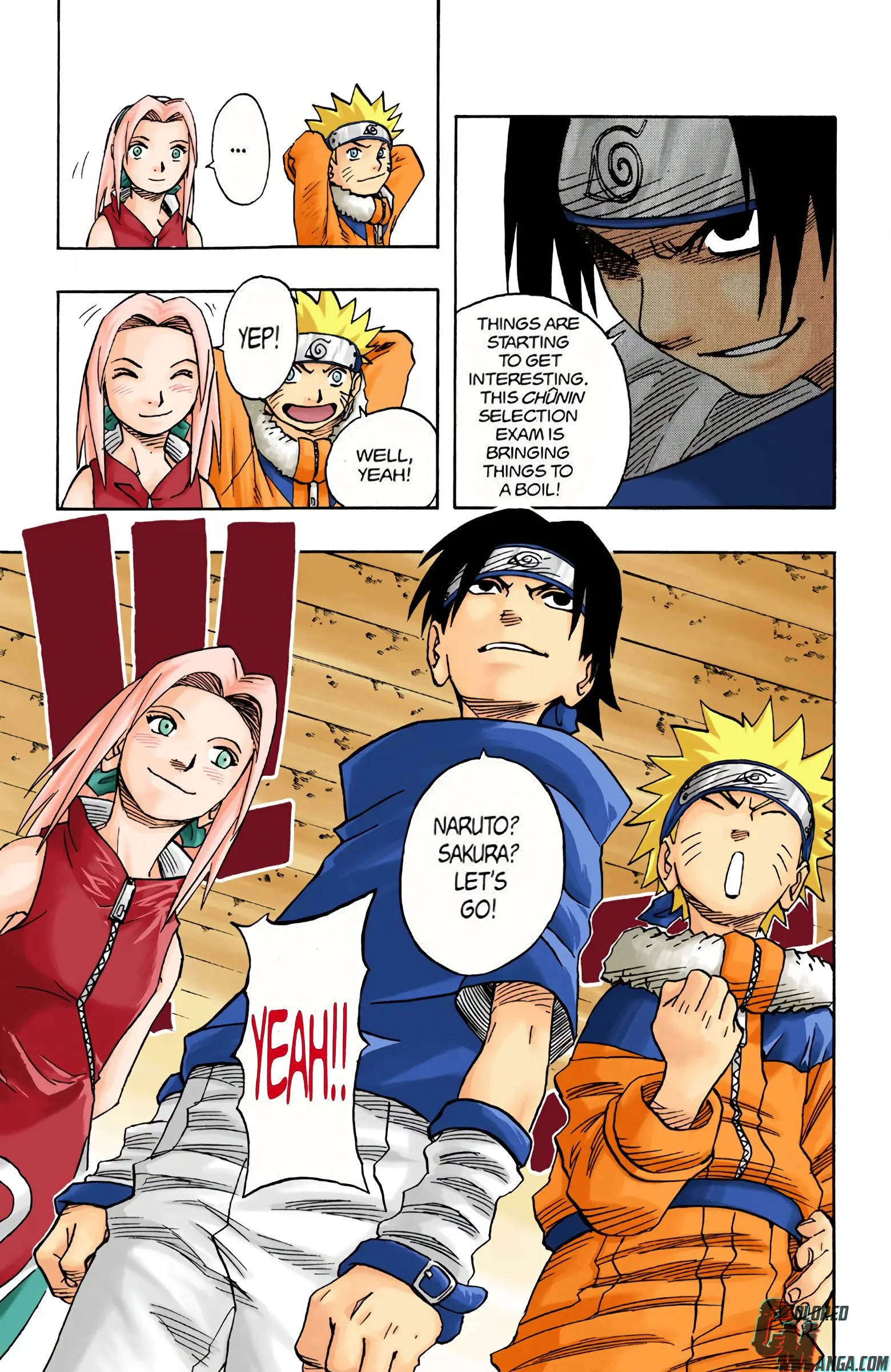 Naruto Colored Manga Online, chapter 38, page 17