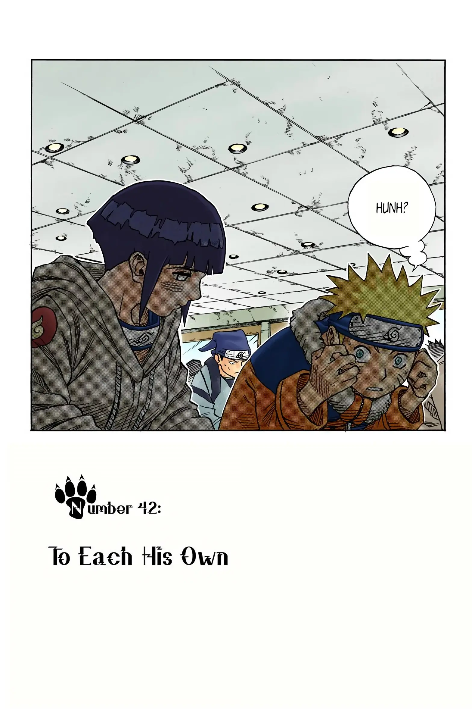 Naruto Colored Manga Online, chapter 42, page 1