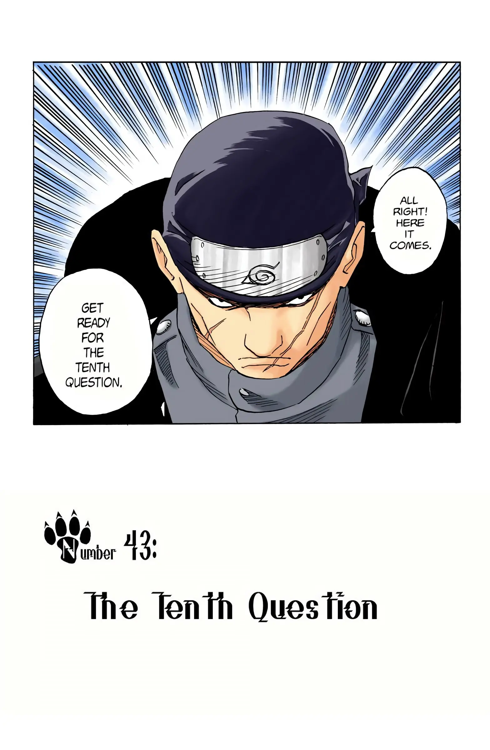 Naruto Colored Manga Online, chapter 43, page 1