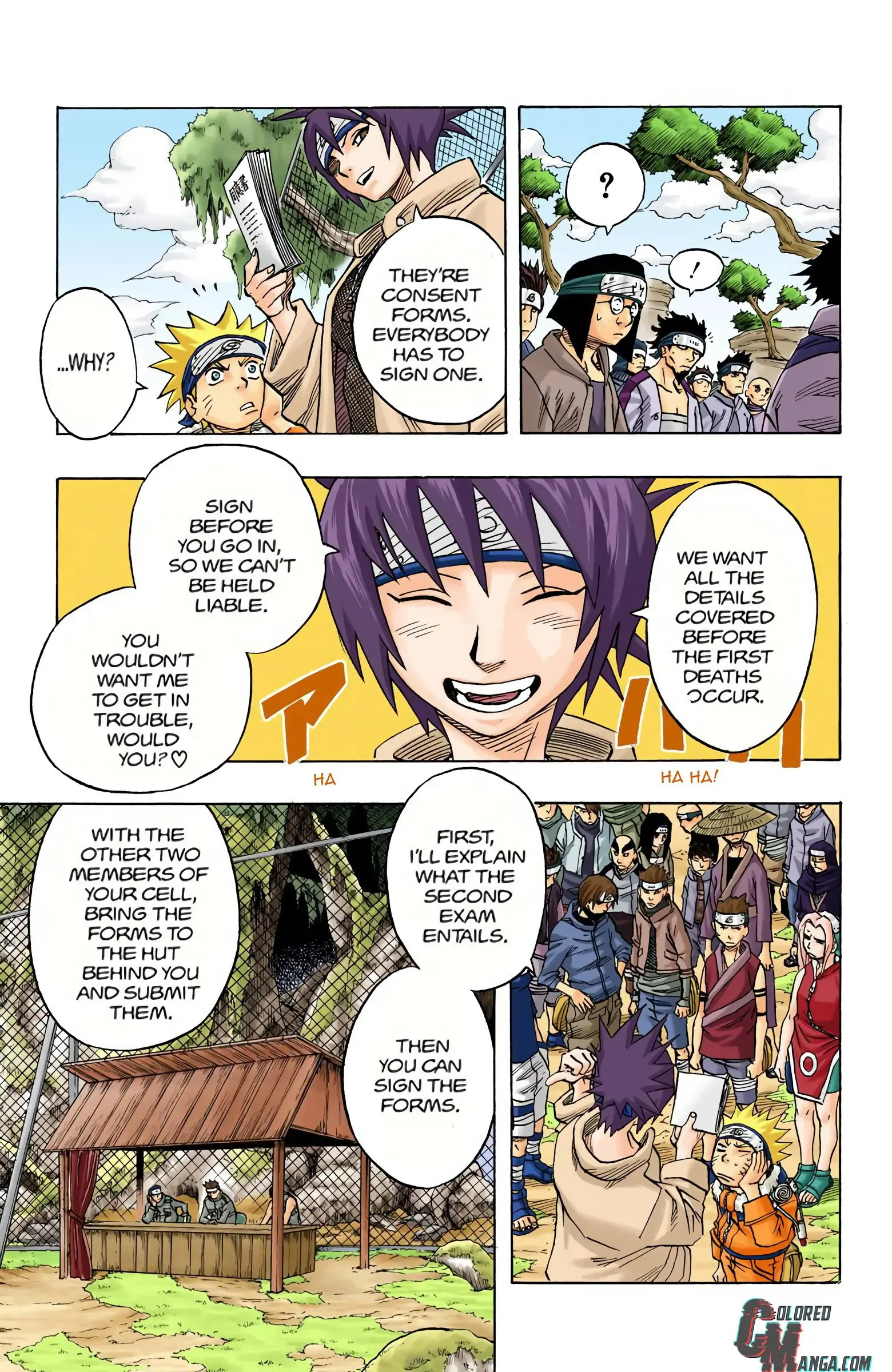 Naruto Colored Manga Online, chapter 45, page 7