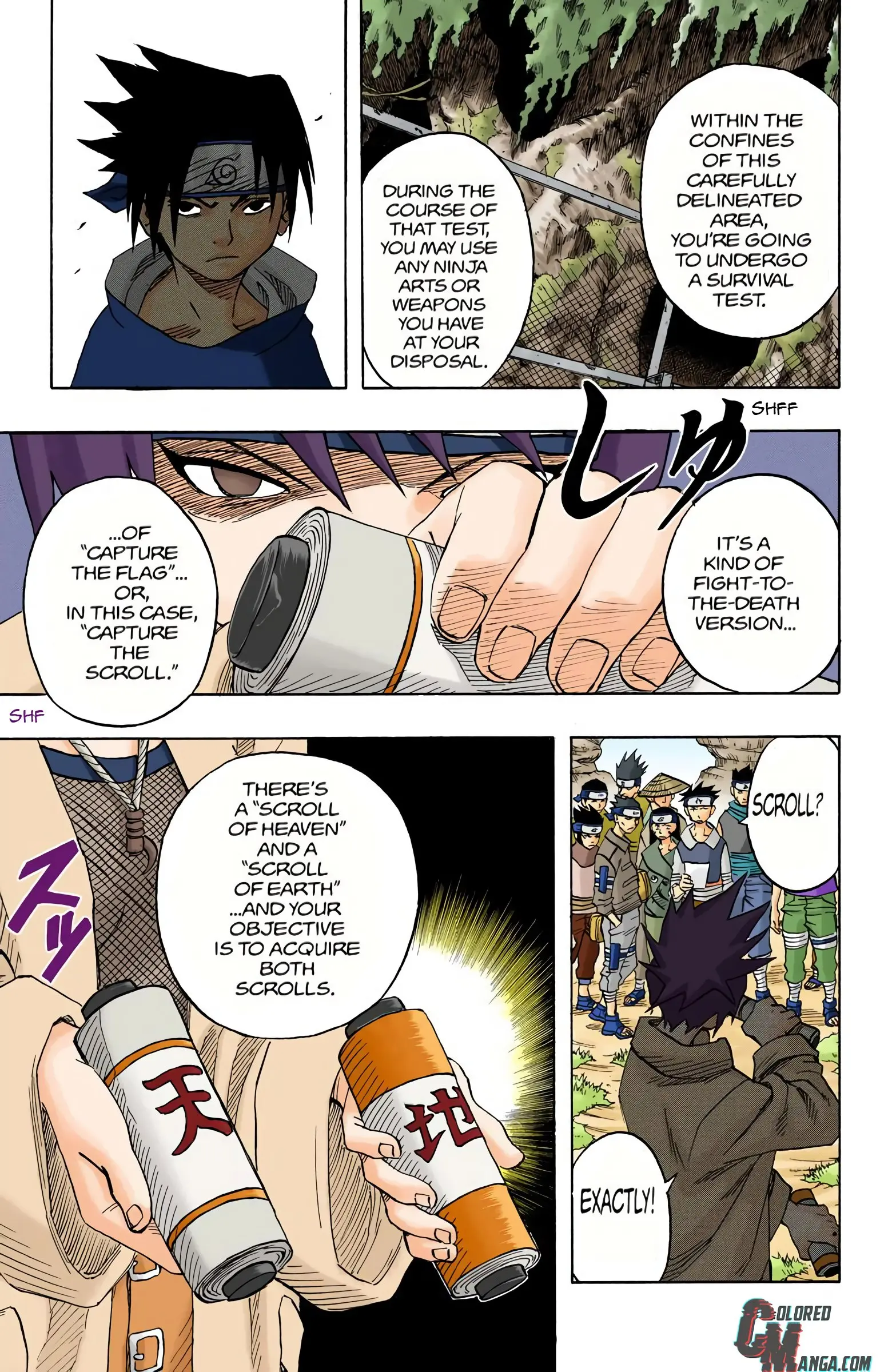 Naruto Colored Manga Online, chapter 45, page 9